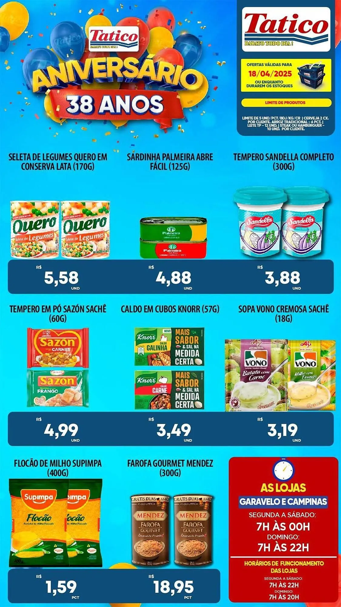 Encarte de Catálogo Tatico 18 de abril até 21 de abril 2025 - Pagina 6