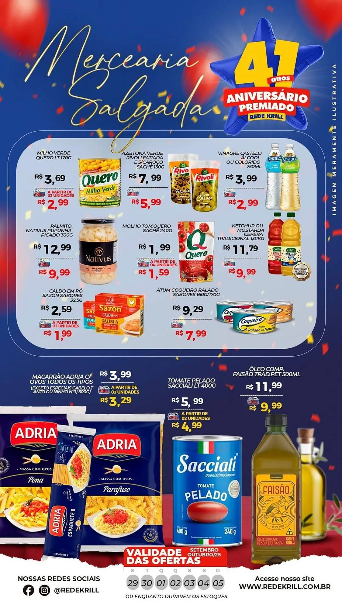 Encarte de Folheto Rede Krill 29 de setembro até 5 de outubro 2025 - Pagina 1