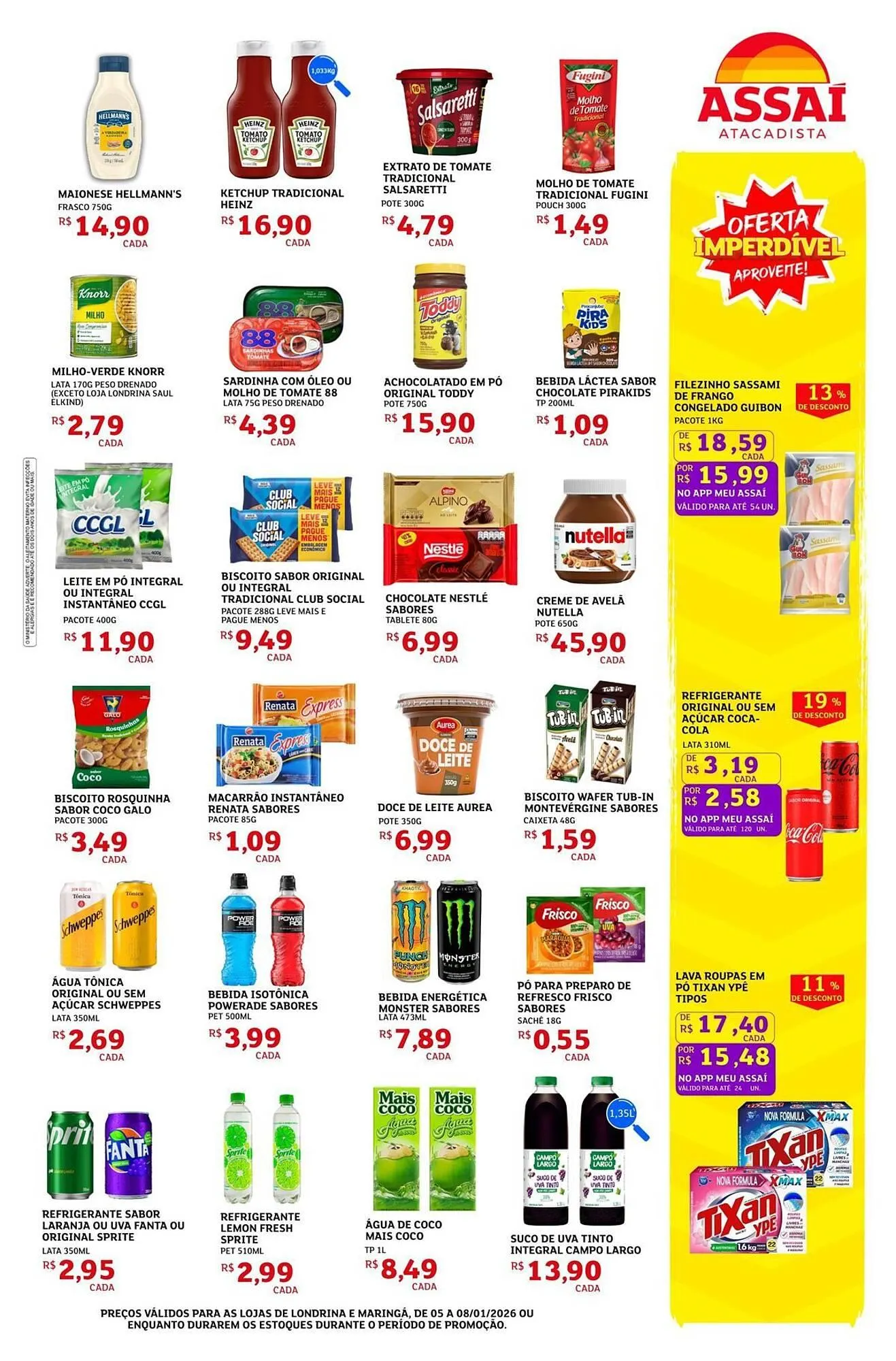 Encarte de Encarte Assaí Atacadista 7 de janeiro até 8 de janeiro 2026 - Pagina 3