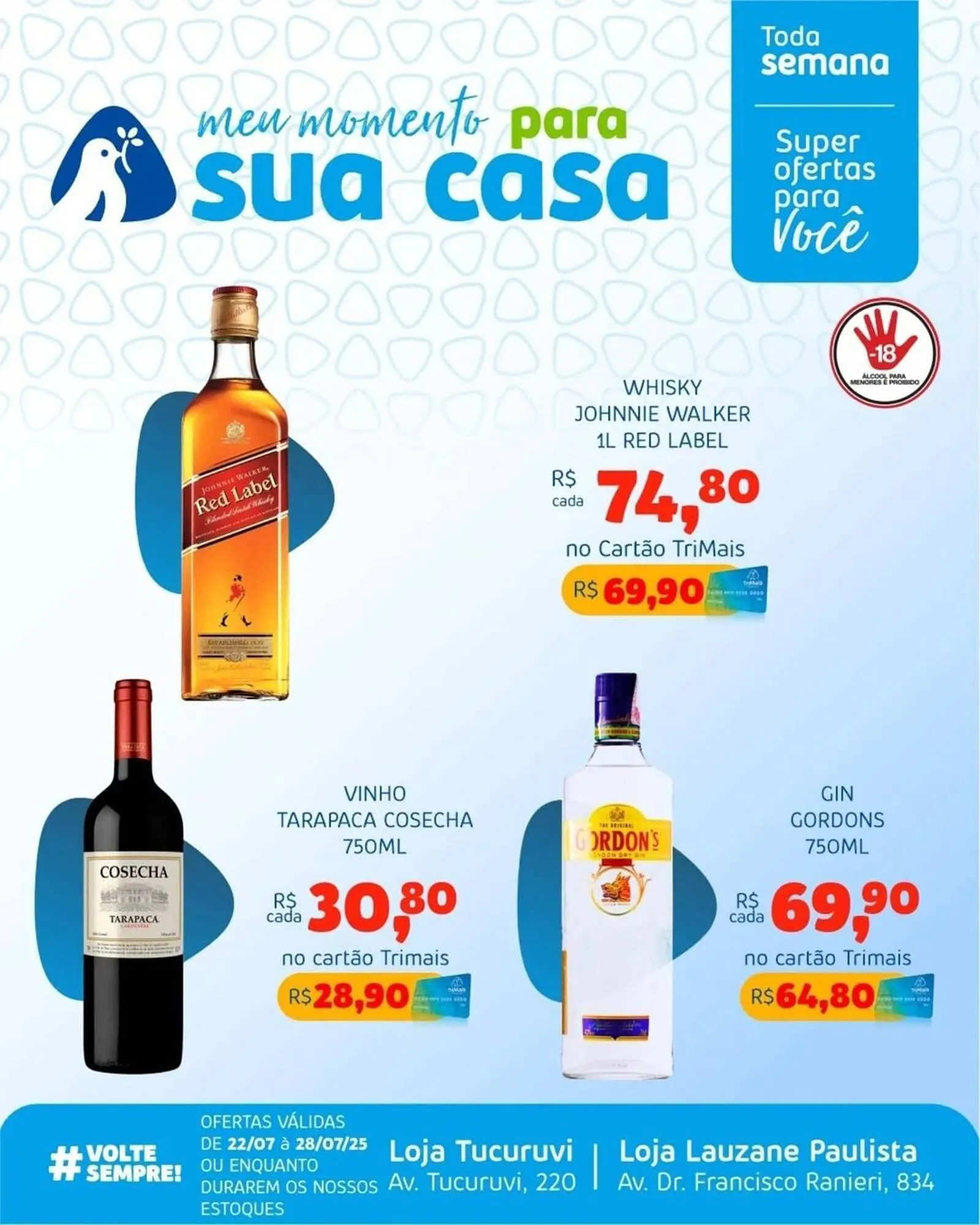 Encarte de Catálogo Trimais Supermercado 22 de julho até 28 de julho 2025 - Pagina 8
