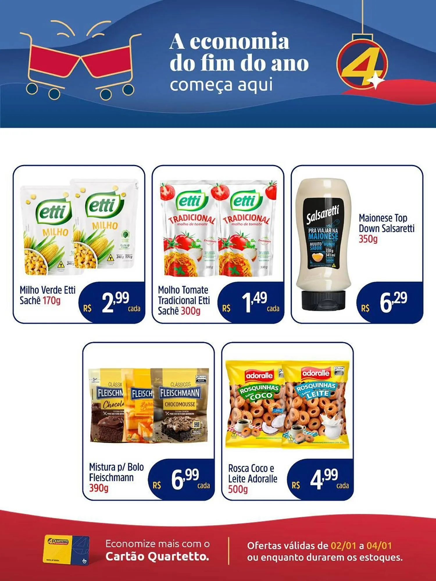 Encarte de Catálogo Quartetto Supermercados 2 de janeiro até 4 de janeiro 2026 - Pagina 2