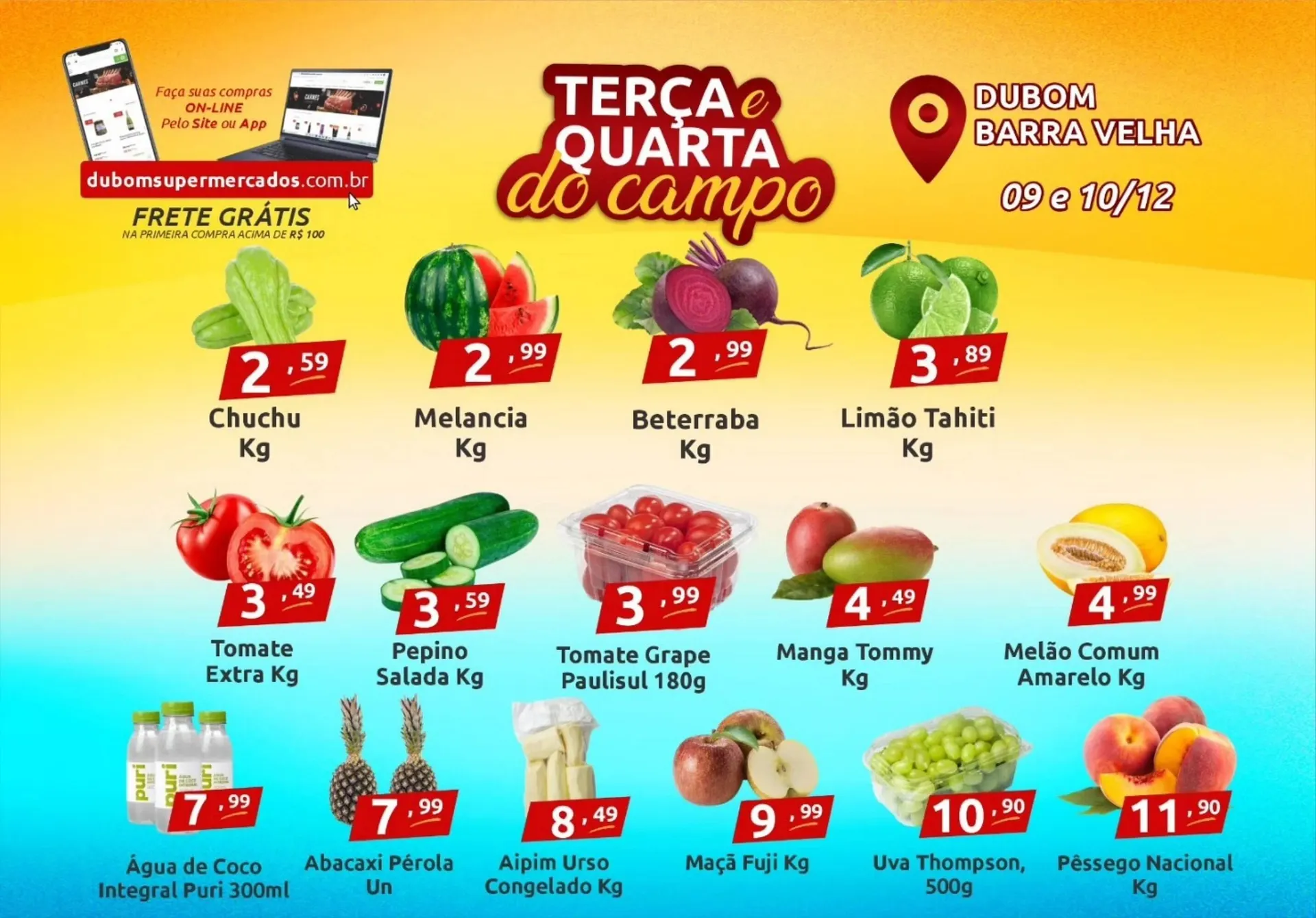 Encarte de Catálogo Dubom Supermercados 9 de dezembro até 10 de dezembro 2025 - Pagina 1