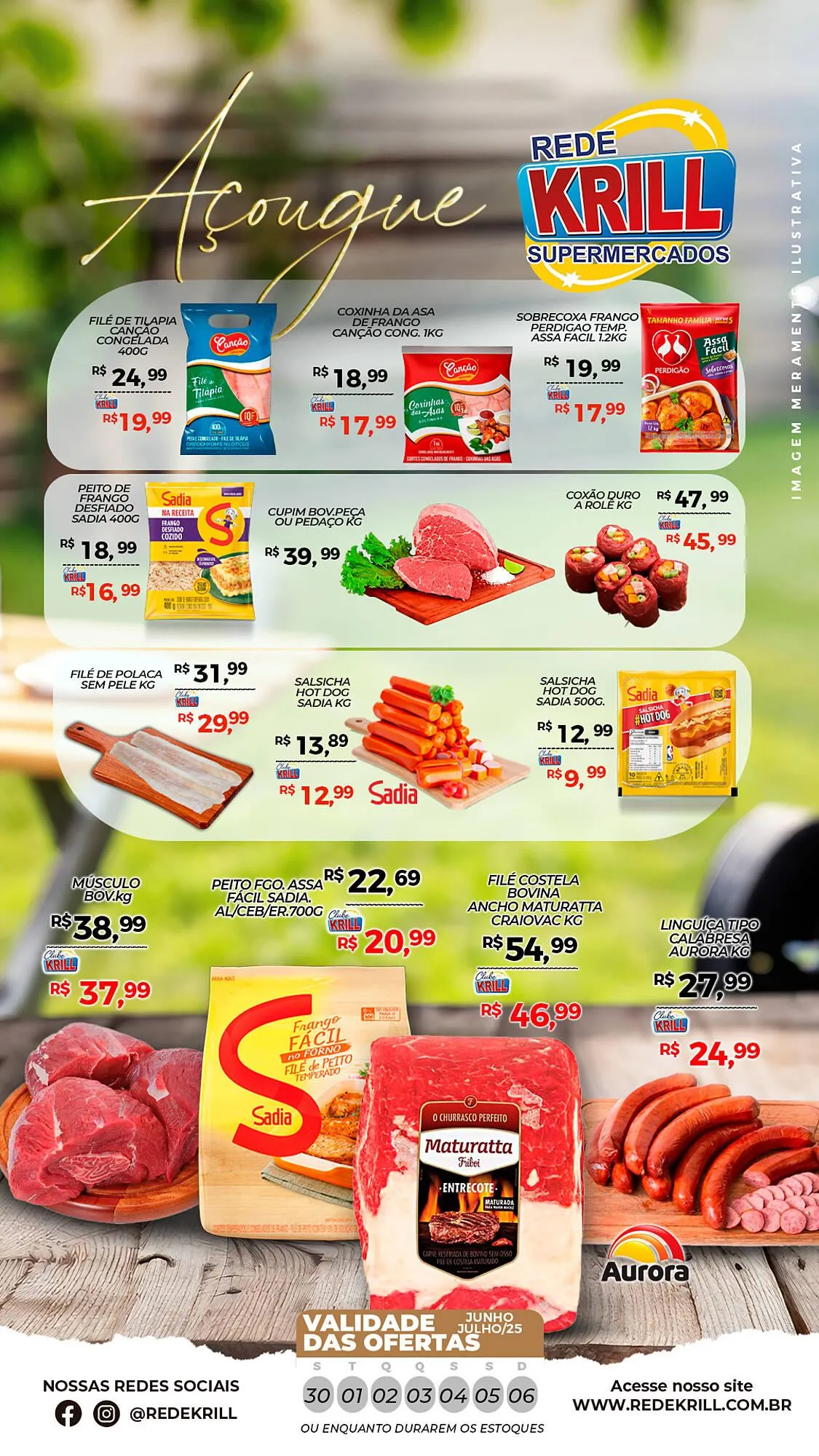 Encarte de Catálogo Rede Krill 30 de junho até 6 de julho 2025 - Pagina 1