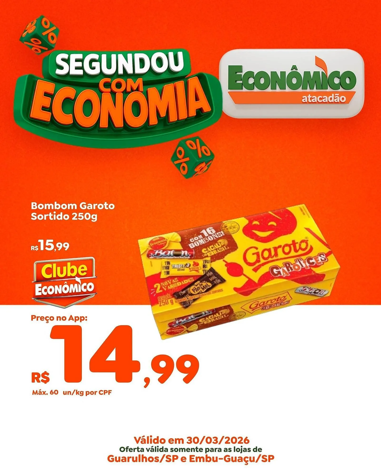 Encarte de Catálogo Econômico Atacadão 30 de março até 30 de março 2026 - Pagina 2