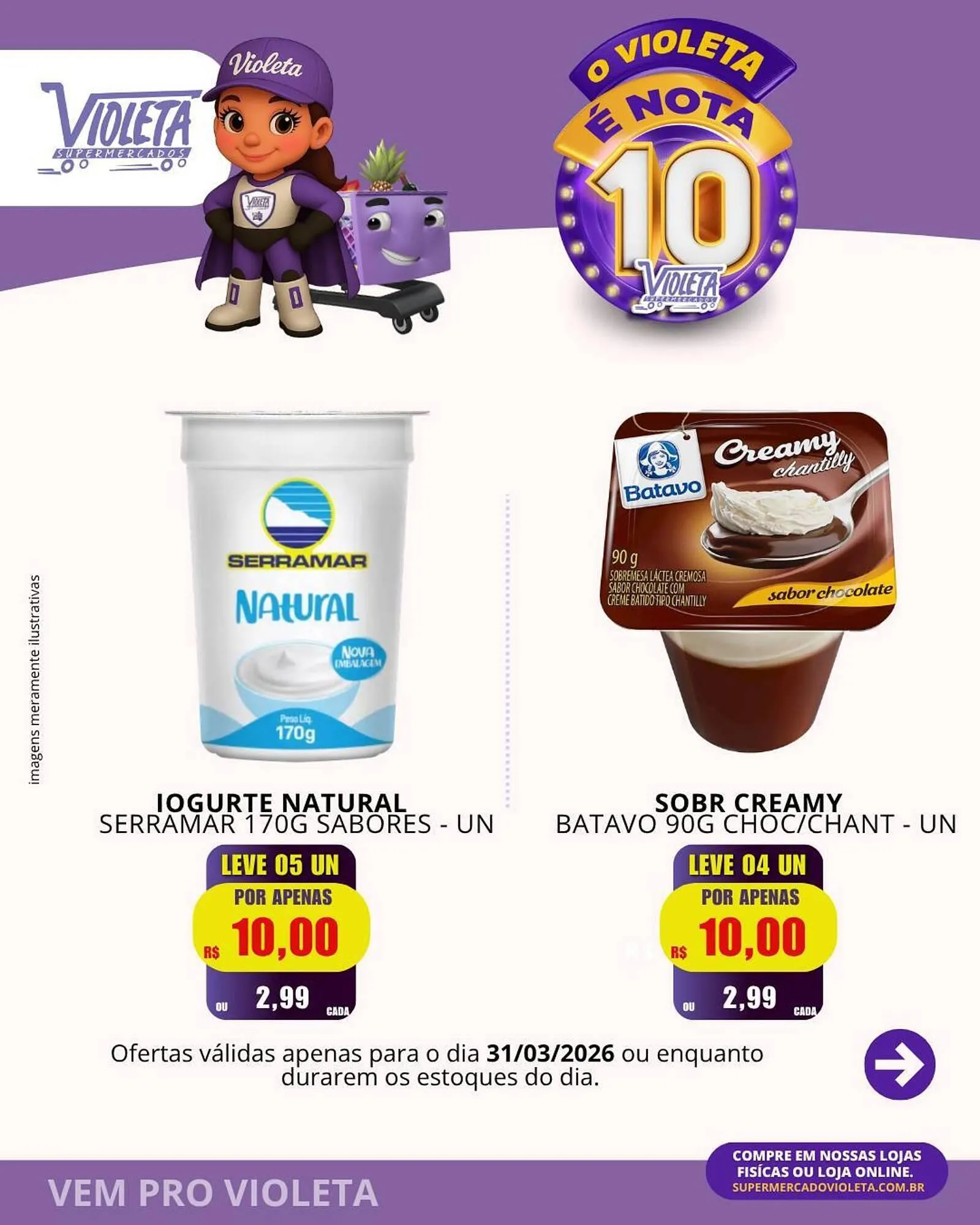 Encarte de Catálogo Violeta Supermercados 31 de março até 31 de março 2026 - Pagina 4