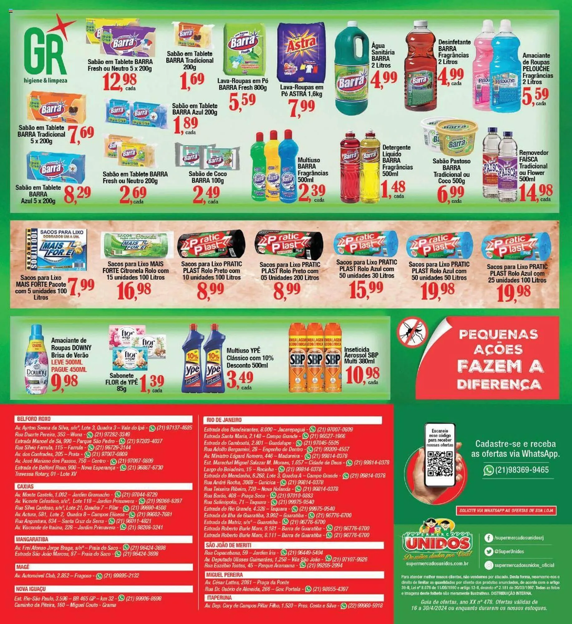 Encarte de Catálogo Supermercados Unidos 16 de abril até 30 de abril 2024 - Pagina 12