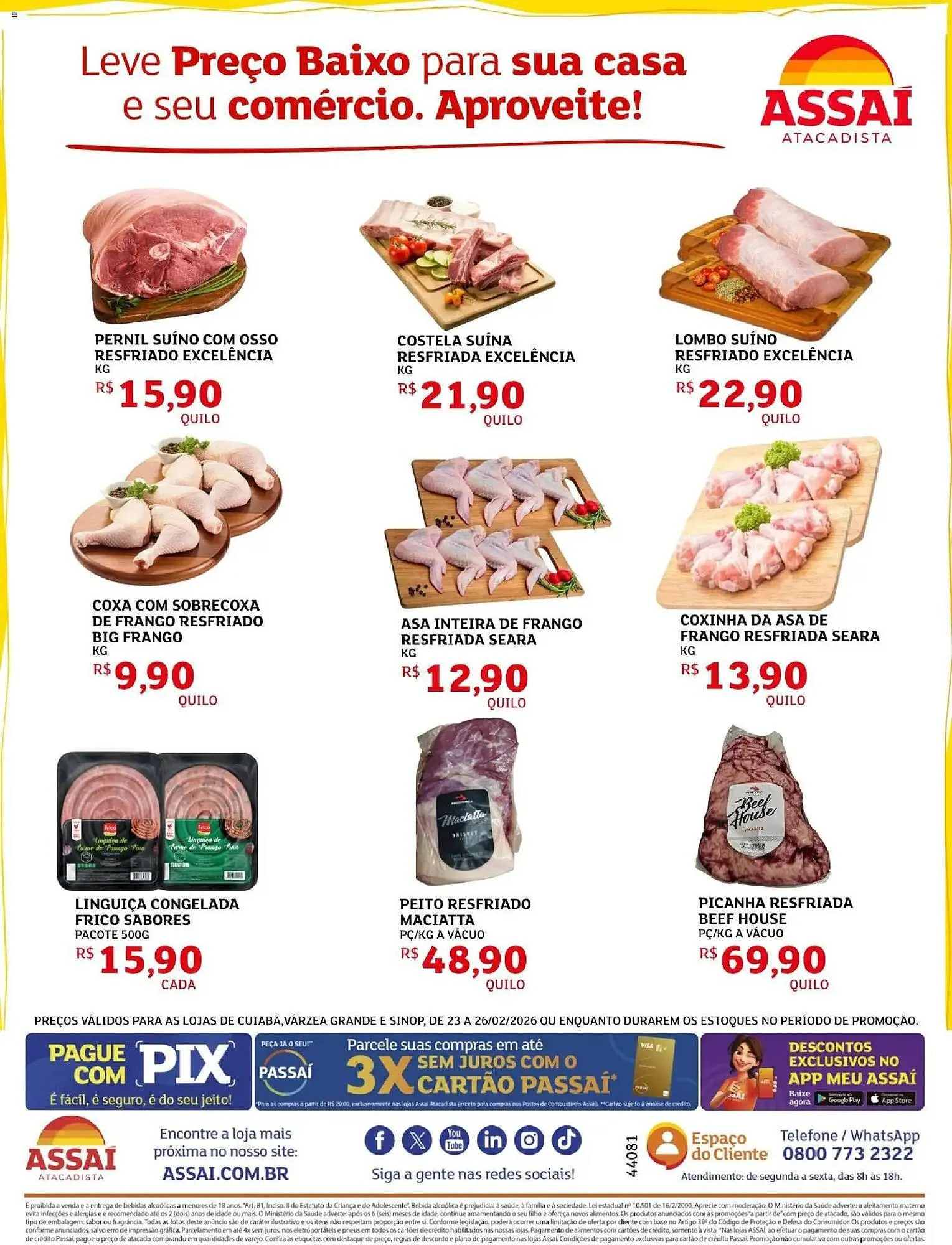 Encarte de Encarte Assaí Atacadista 23 de fevereiro até 26 de fevereiro 2026 - Pagina 2