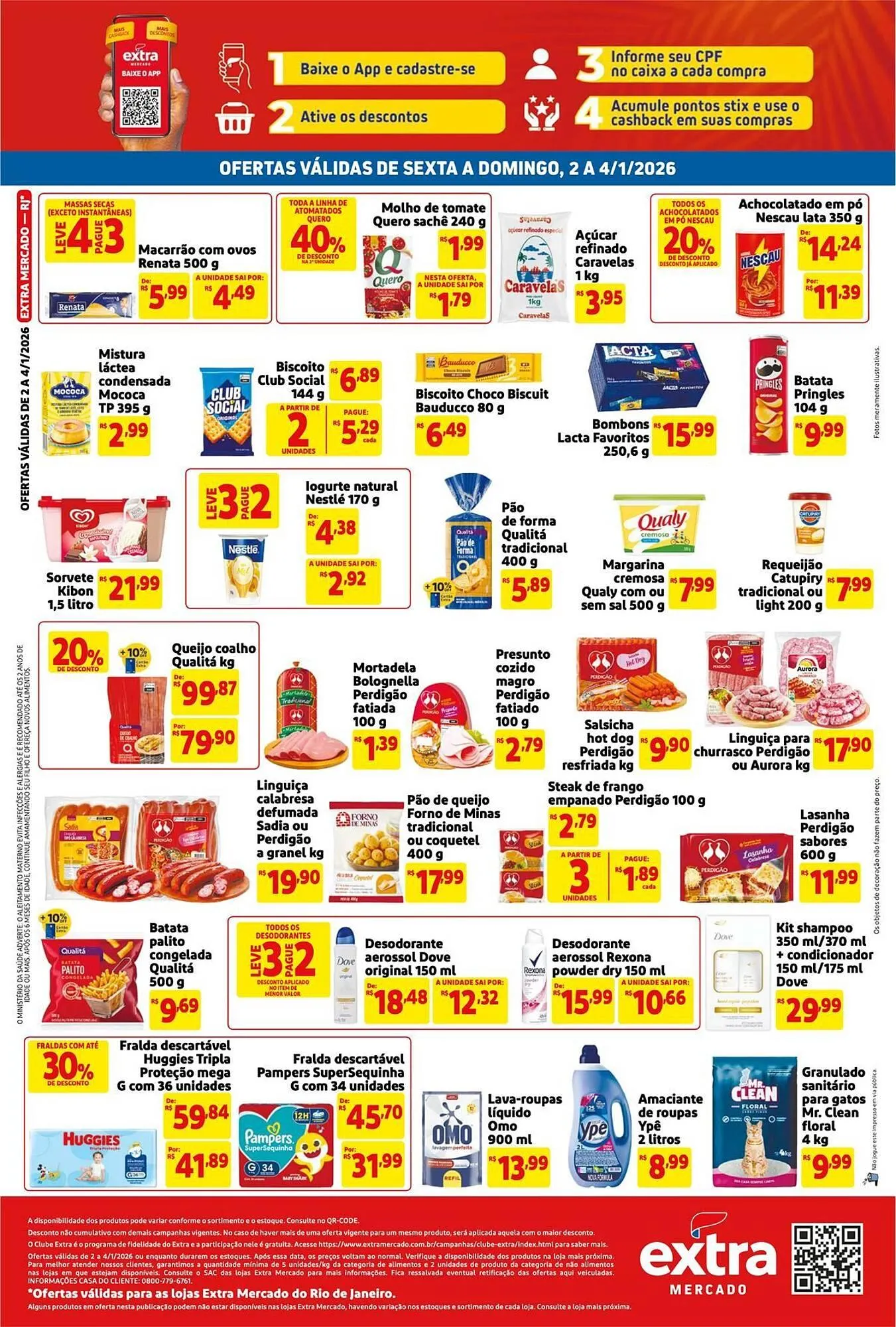 Encarte de Encarte Mercado Extra 2 de janeiro até 4 de janeiro 2026 - Pagina 2