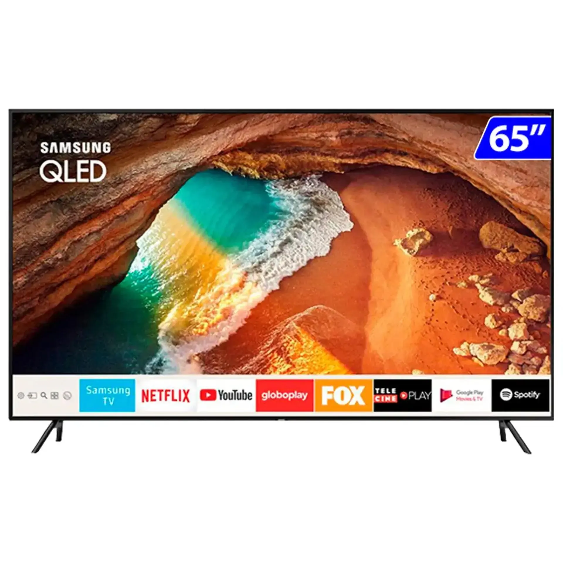 Smart TV Samsung QLED 65" 4K Wi-Fi Tizen Modo Ambiente QN65Q60RAGXZD