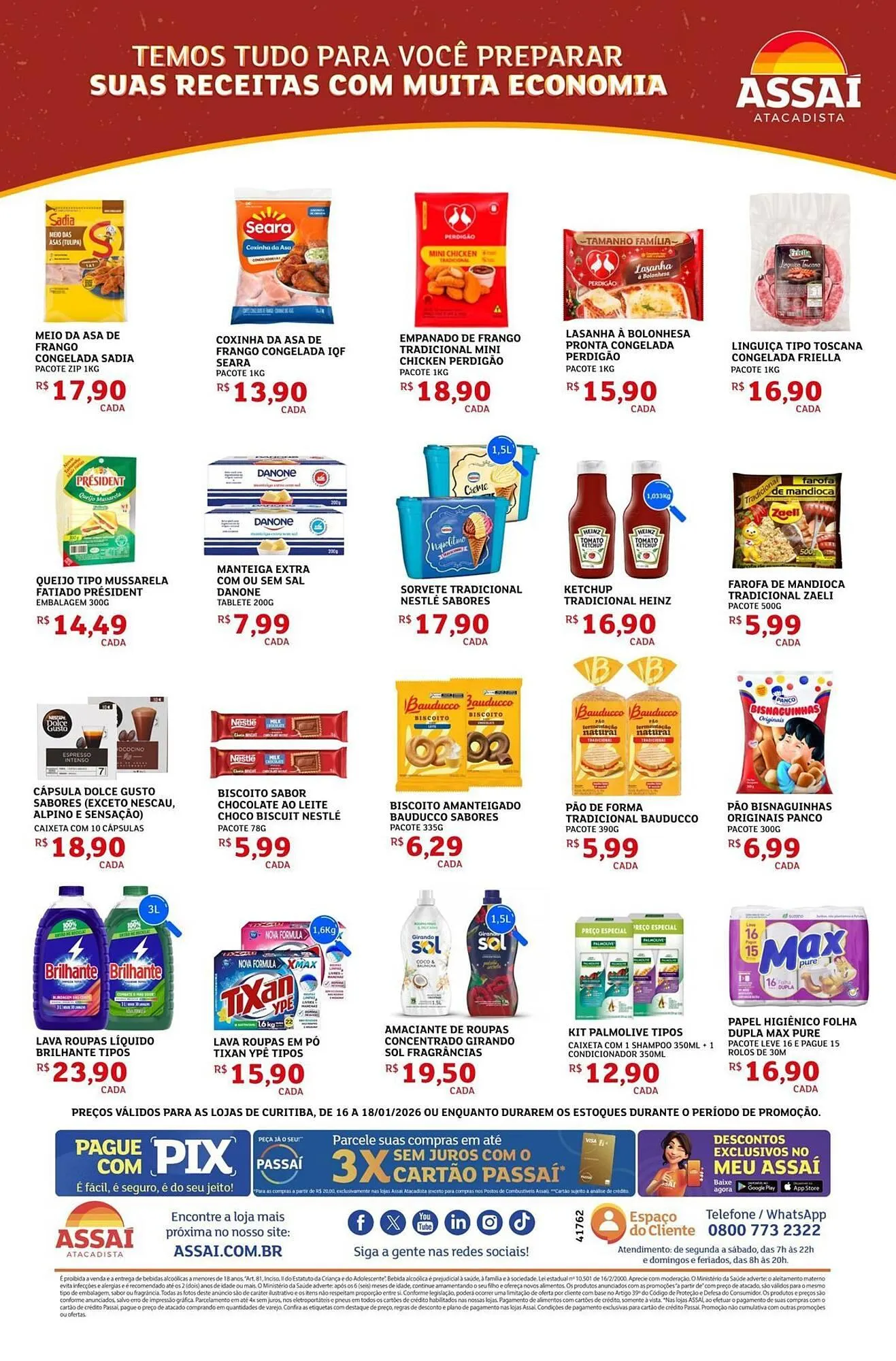 Encarte de Encarte Assaí Atacadista 16 de janeiro até 18 de janeiro 2026 - Pagina 2