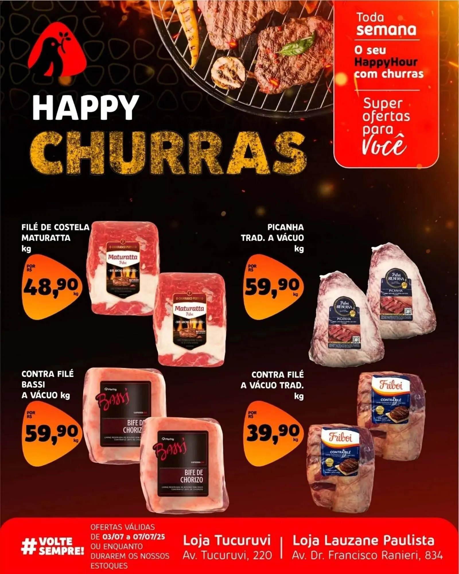 Encarte de Catálogo Trimais Supermercado 4 de julho até 7 de julho 2025 - Pagina 1