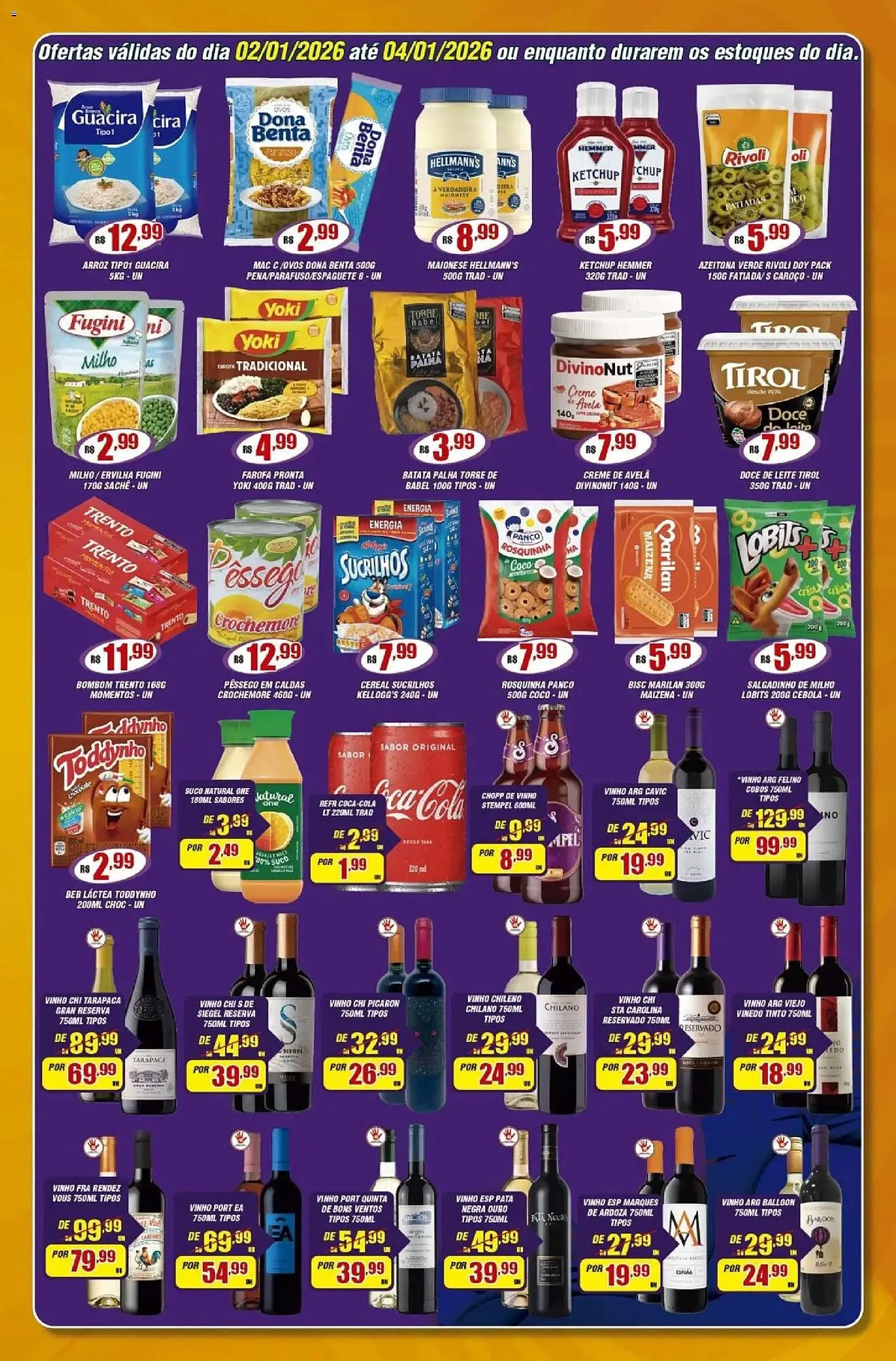 Encarte de Catálogo Violeta Supermercados 2 de janeiro até 4 de janeiro 2026 - Pagina 3
