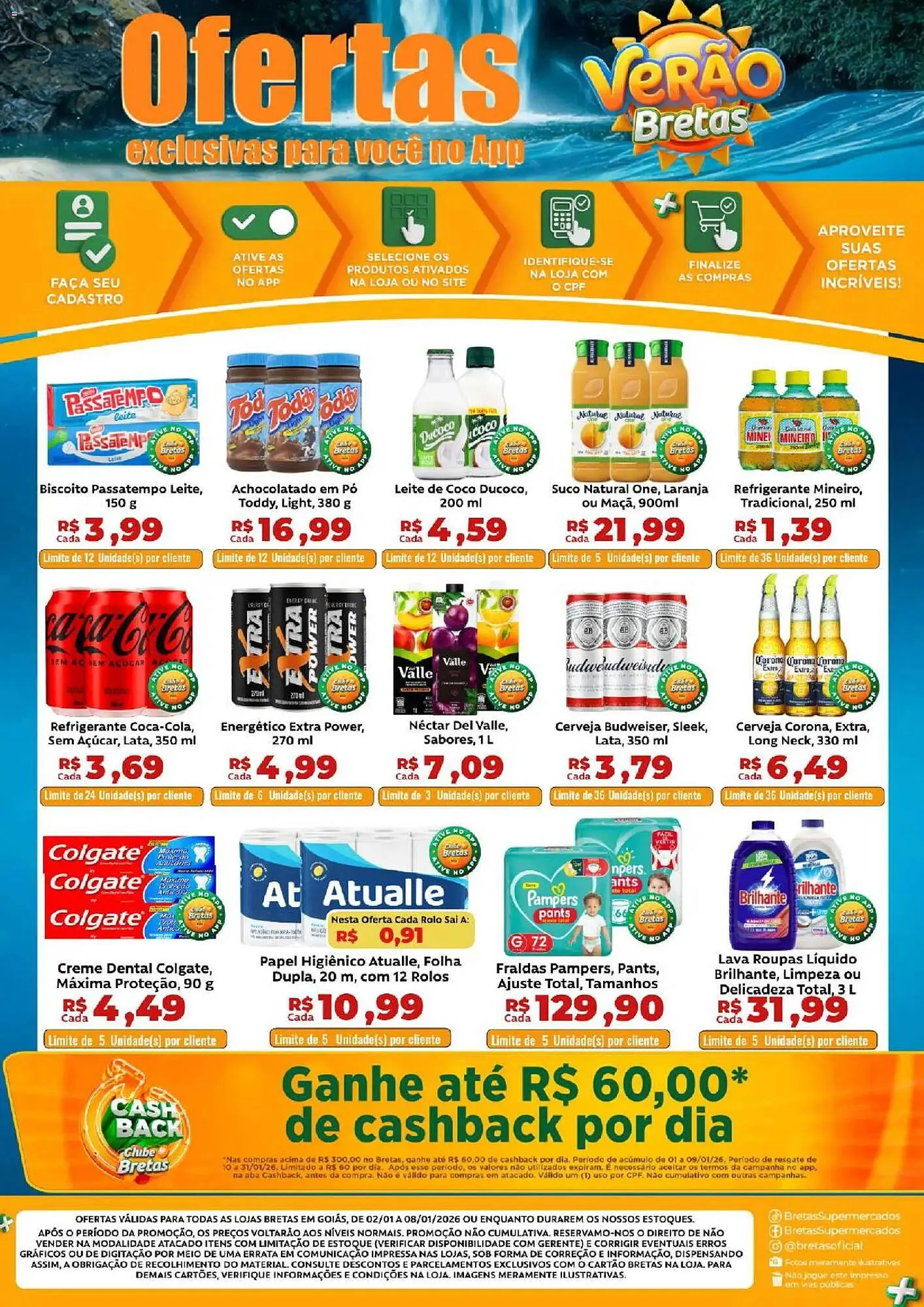 Encarte de Catálogo Supermercados Bretas 2 de janeiro até 8 de janeiro 2026 - Pagina 2