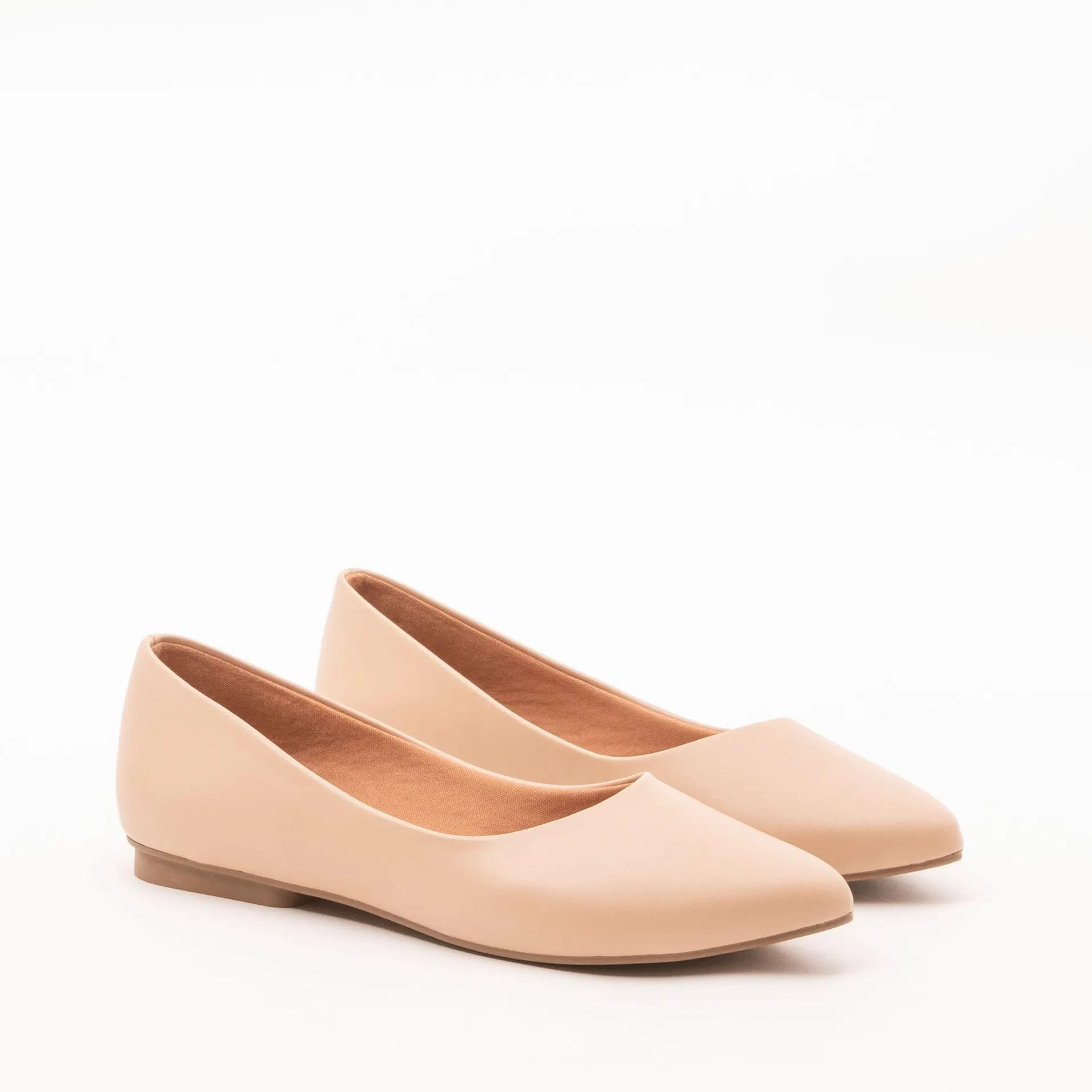 Sapatilha Bico Fino Clássica - AMENDOA