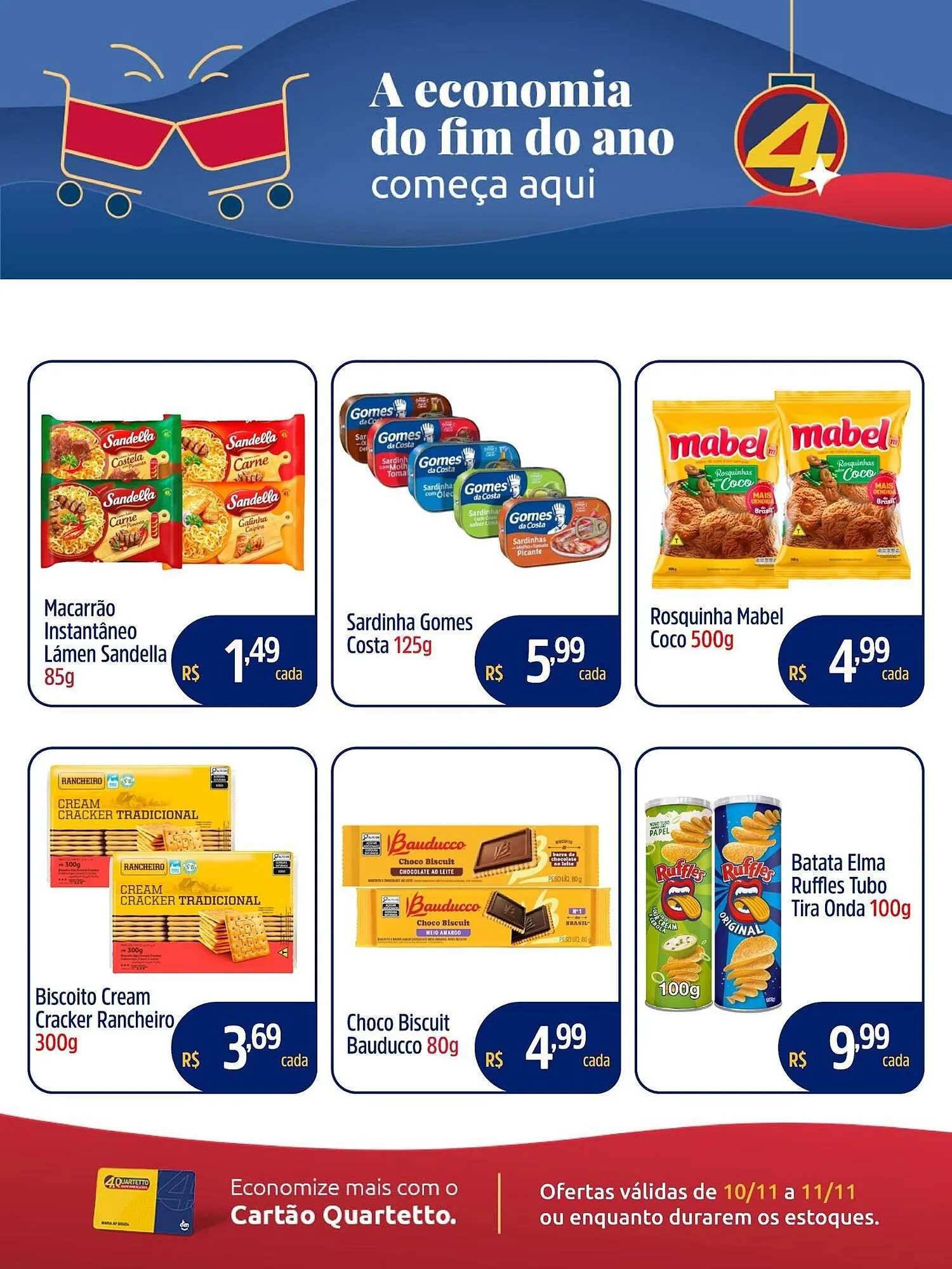 Encarte de Catálogo Quartetto Supermercados 10 de novembro até 11 de novembro 2025 - Pagina 3