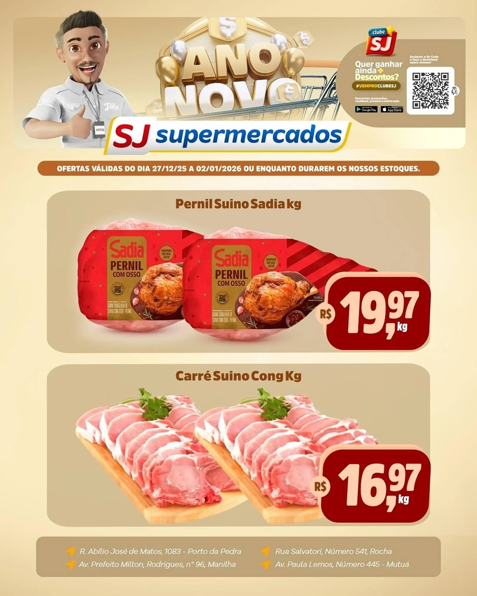 Encarte de Encarte Sj Supermercados 27 de dezembro até 2 de janeiro 2026 - Pagina 3