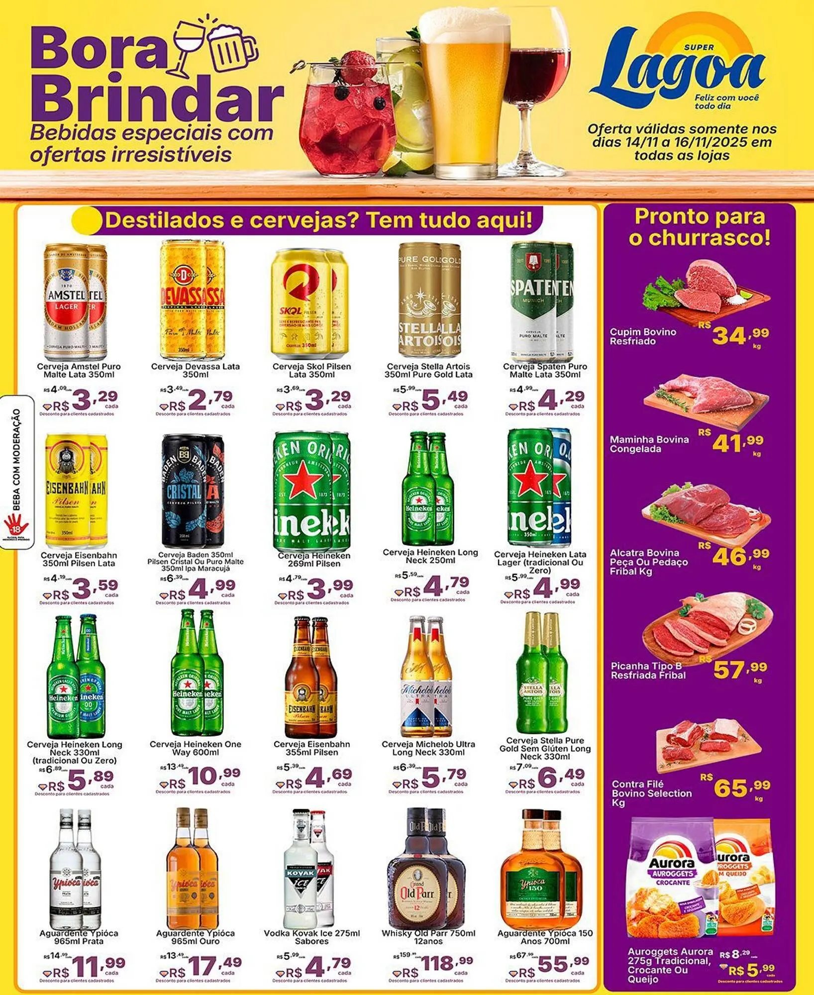 Encarte de Encarte Super Lagoa 14 de novembro até 16 de novembro 2025 - Pagina 1