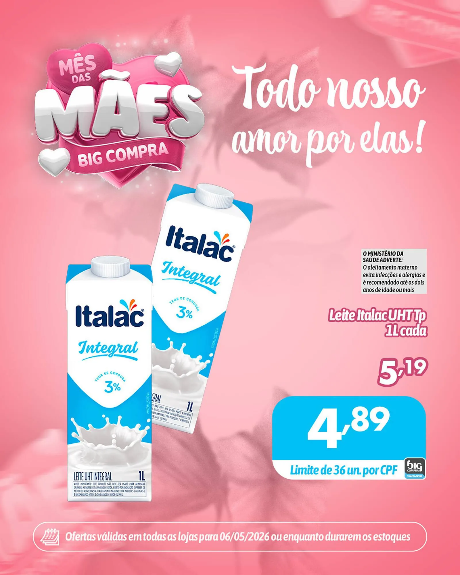 Encarte de Catálogo Supermercados Big Compra 6 de maio até 6 de maio 2026 - Pagina 1