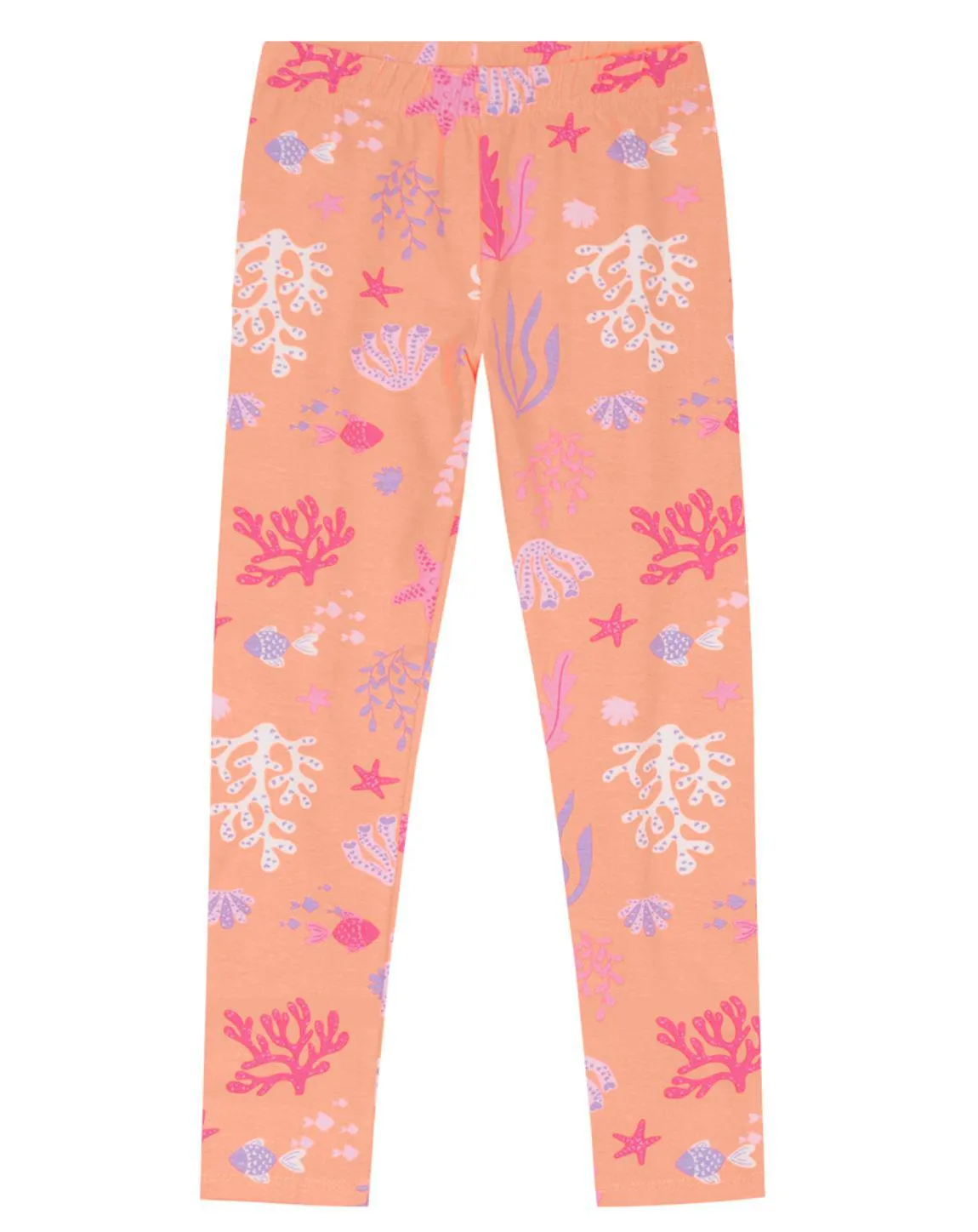 Calça Legging básica infantil menina estampada Brandili