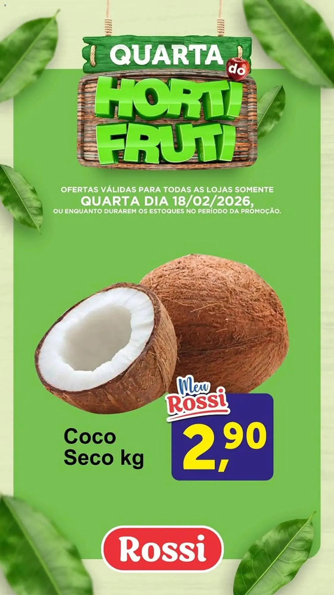Encarte de Folheto Rossi Supermercado 18 de fevereiro até 18 de fevereiro 2026 - Pagina 2