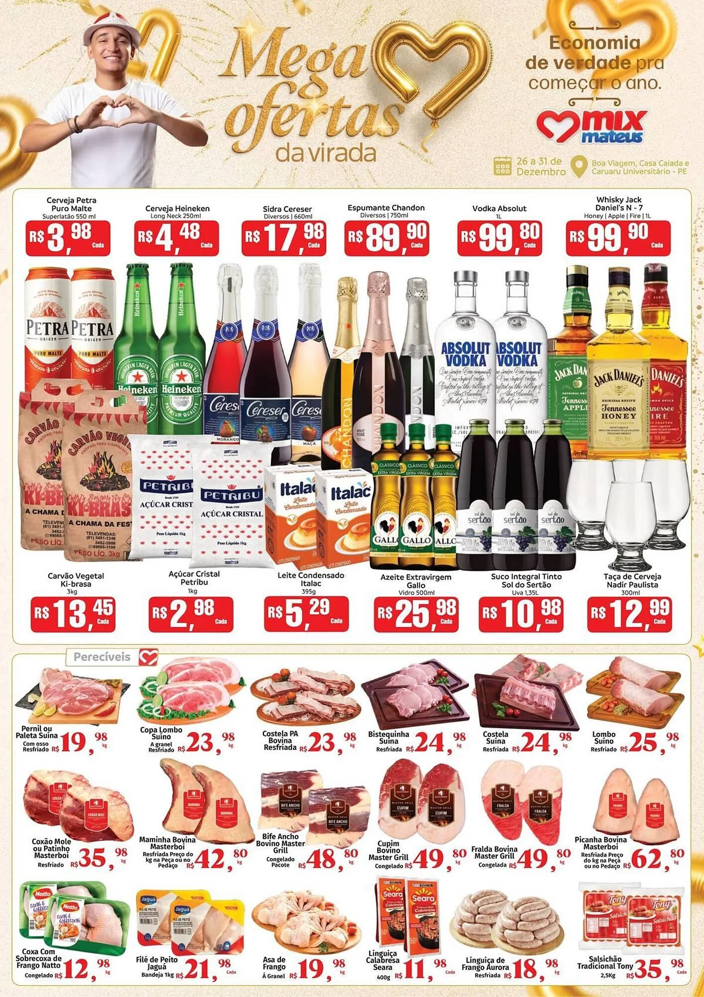 Encarte de Catálogo Supermercados Mateus 26 de dezembro até 31 de dezembro 2025 - Pagina 1