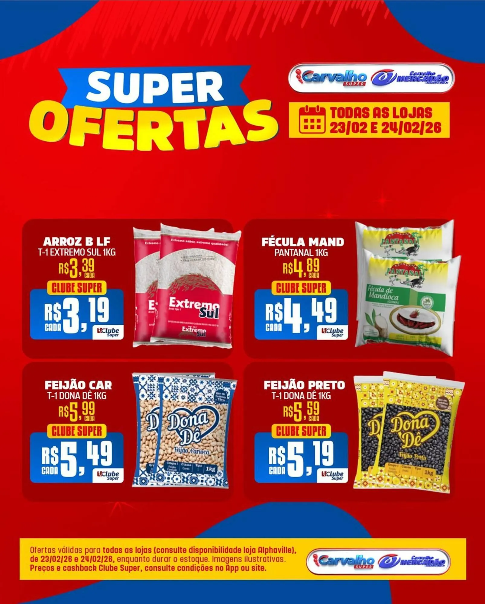 Encarte de Catálogo Carvalho Supermercado 23 de fevereiro até 26 de fevereiro 2026 - Pagina 2