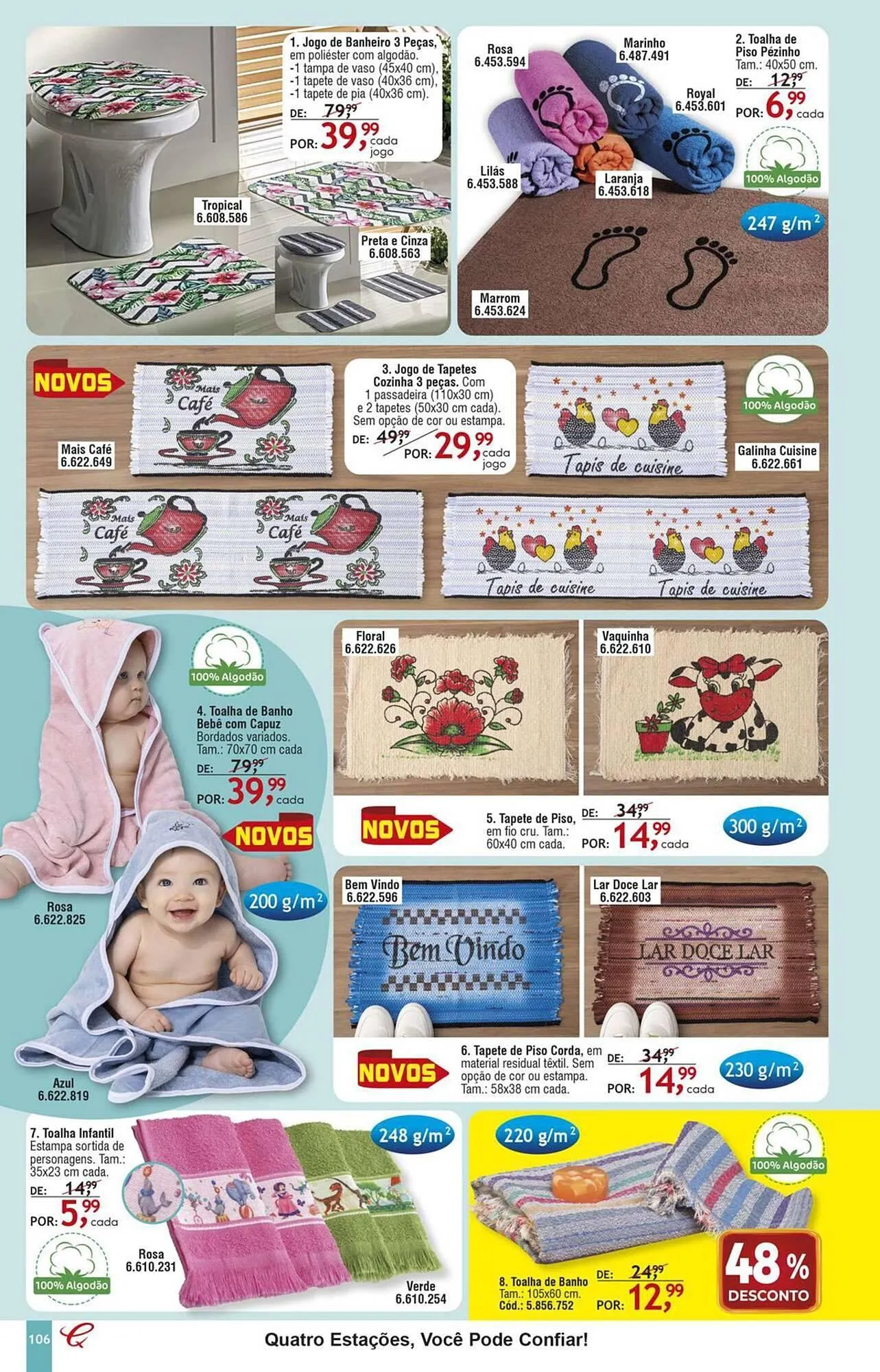 Encarte de Catálogo Quatro Estações 28 de abril até 30 de abril 2025 - Pagina 102