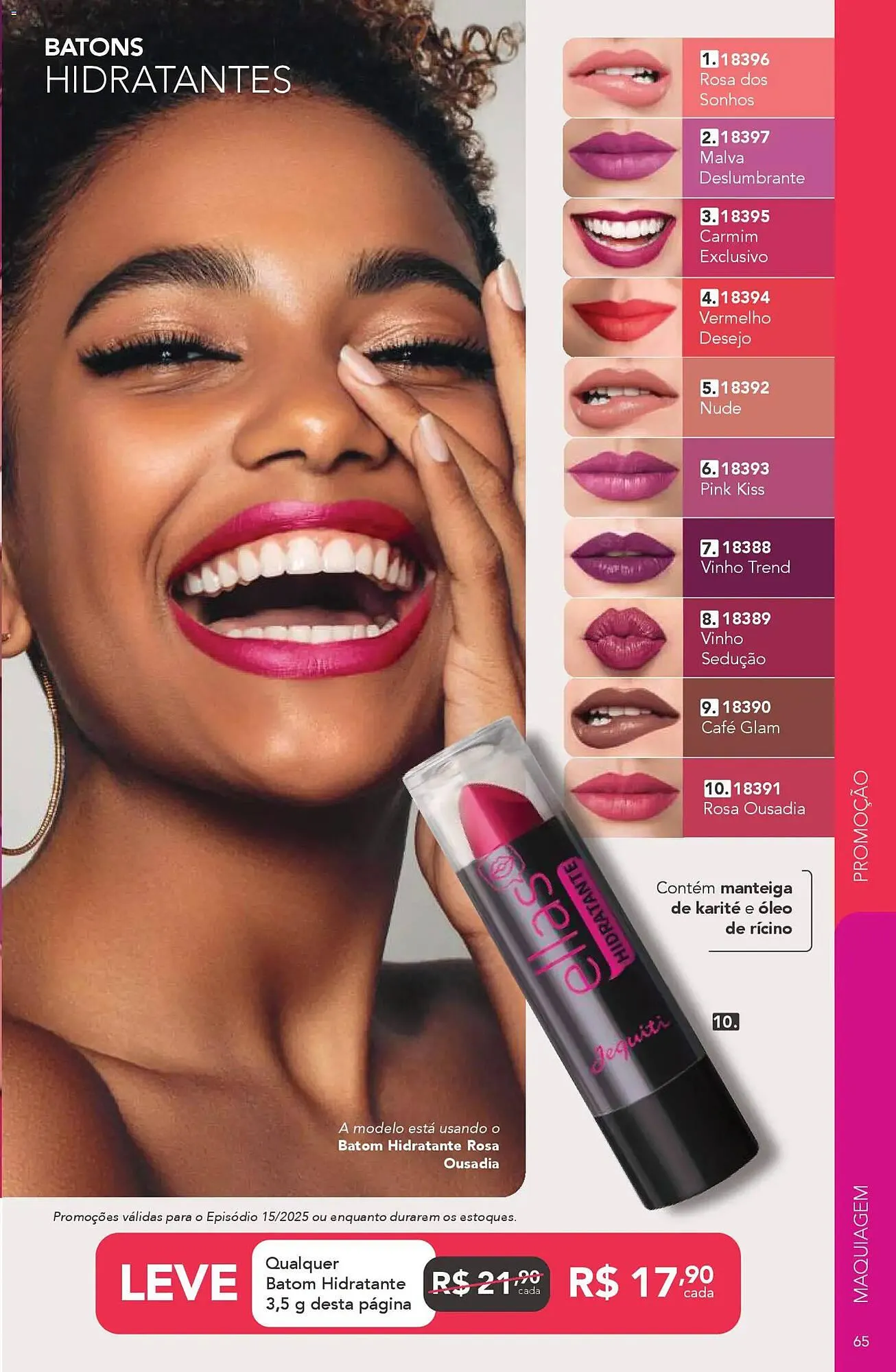 Encarte de Catálogo Jequiti 24 de outubro até 13 de novembro 2025 - Pagina 65