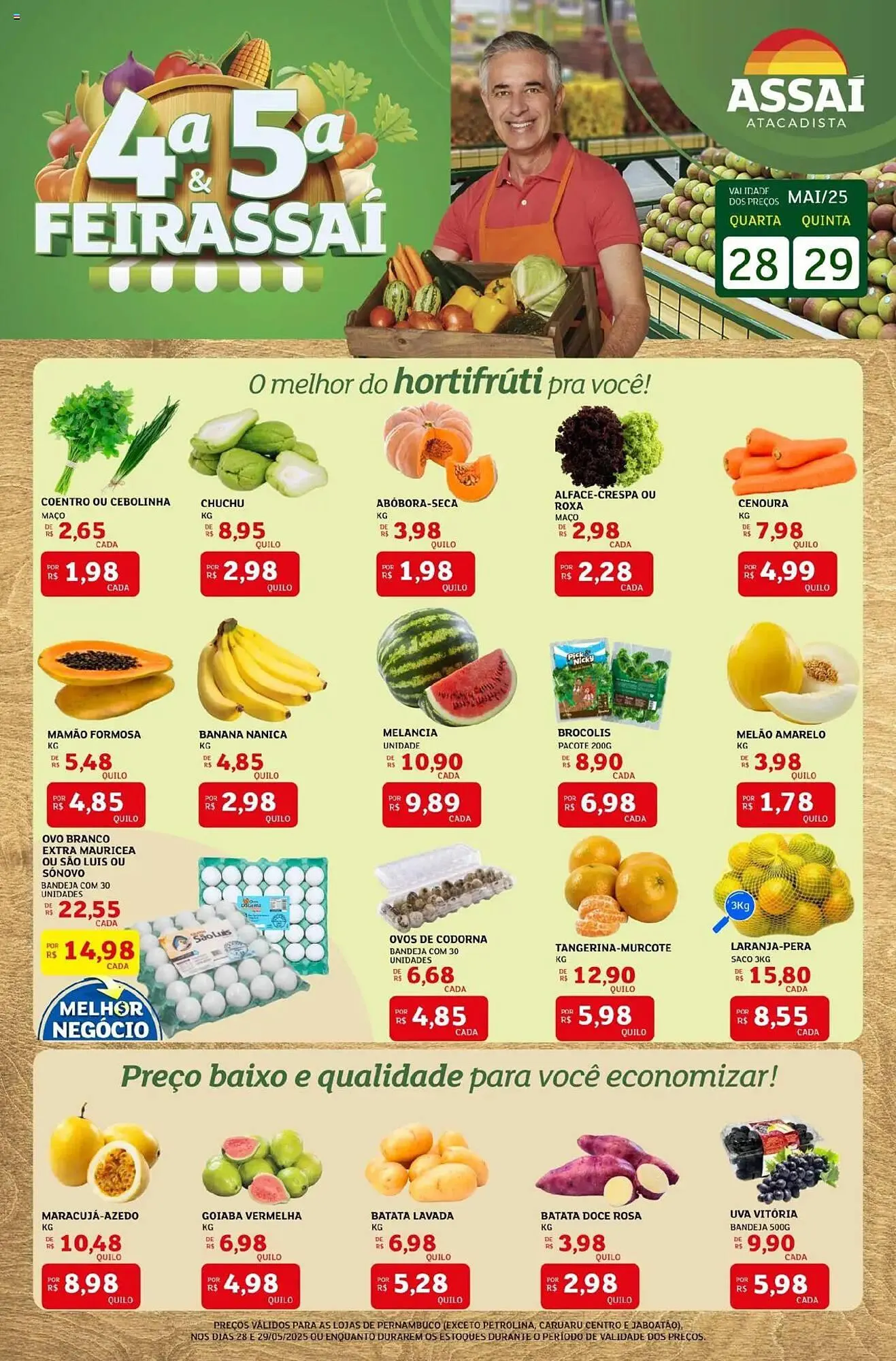 Encarte de Catálogo Assaí Atacadista 28 de maio até 30 de maio 2025 - Pagina 1