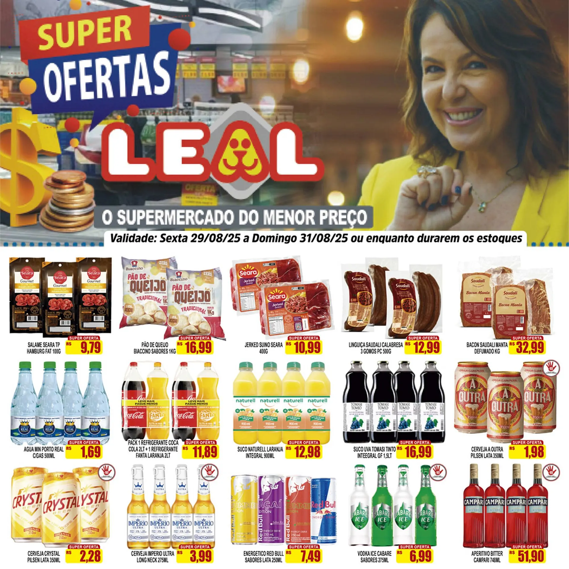 Encarte de Catálogo Supermercado leal 29 de agosto até 31 de agosto 2025 - Pagina 3