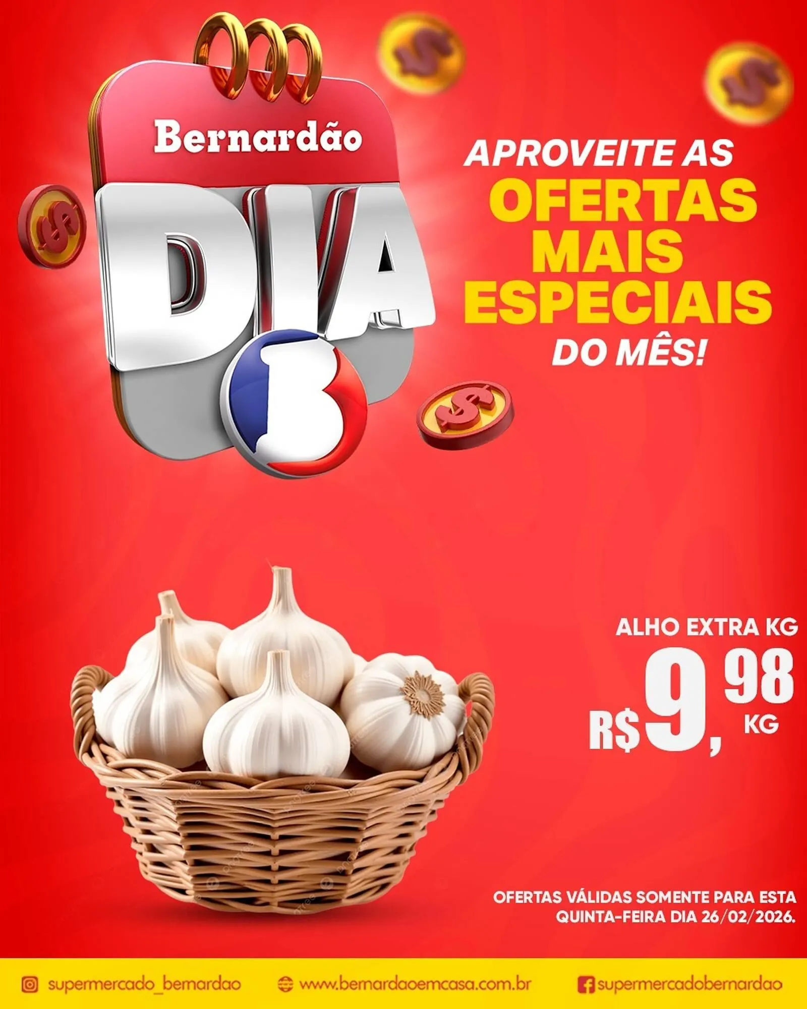Encarte de Catálogo Supermercado Bernardão 26 de fevereiro até 26 de fevereiro 2026 - Pagina 5