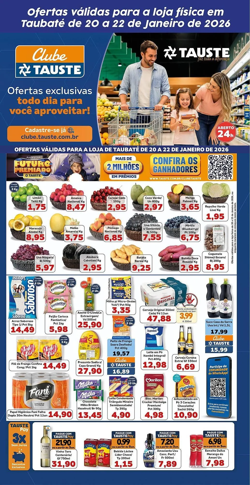 Encarte de Catálogo Supermercados Tauste 20 de janeiro até 22 de janeiro 2026 - Pagina 2