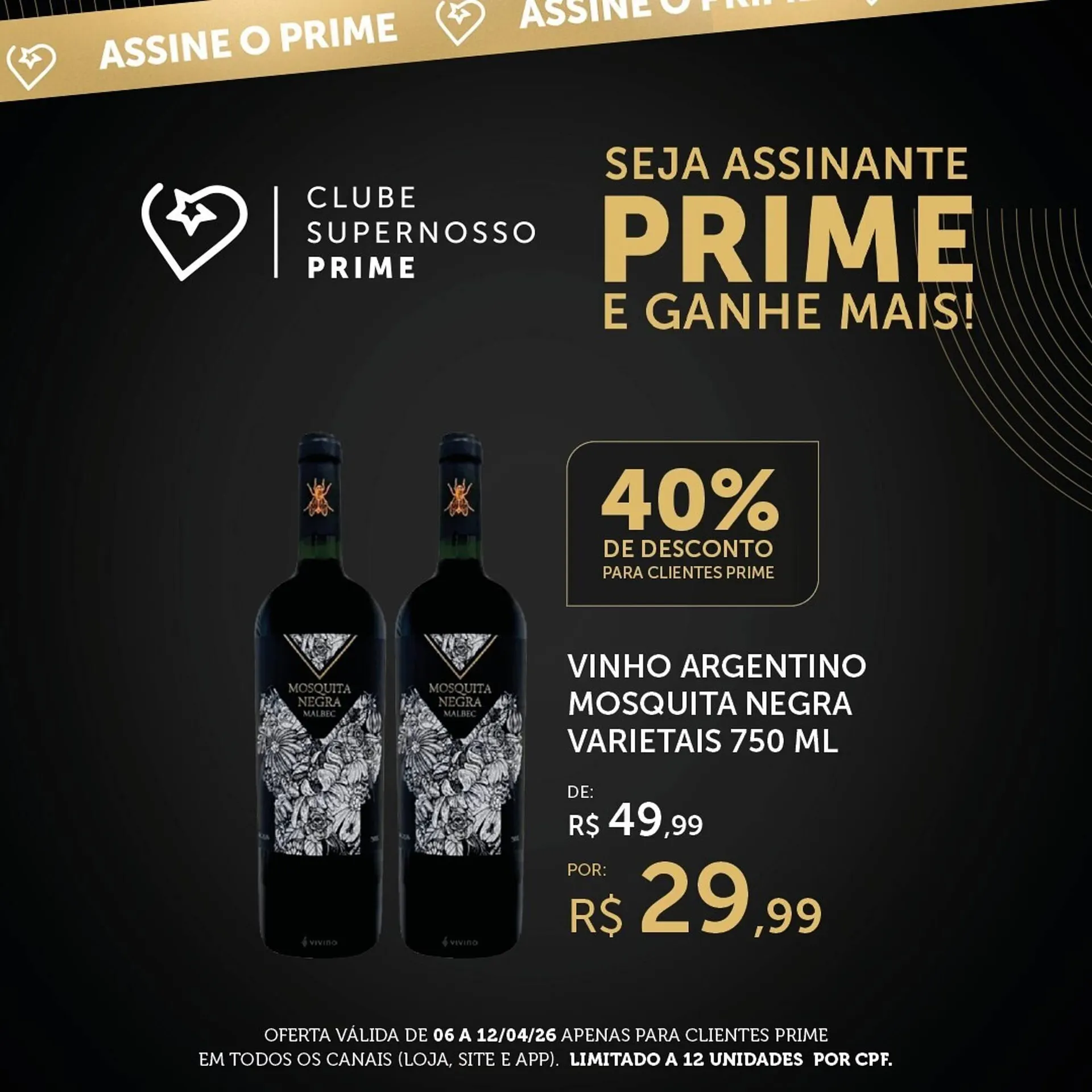 Encarte de Folheto Super Nosso 6 de abril até 12 de abril 2026 - Pagina 1