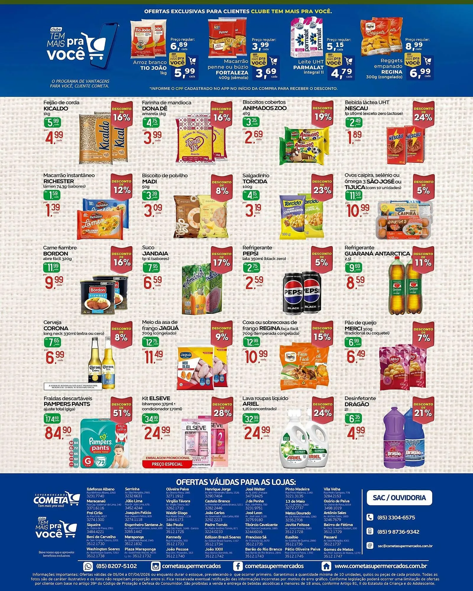 Encarte de Encarte Cometa Supermercados 5 de abril até 7 de abril 2026 - Pagina 2