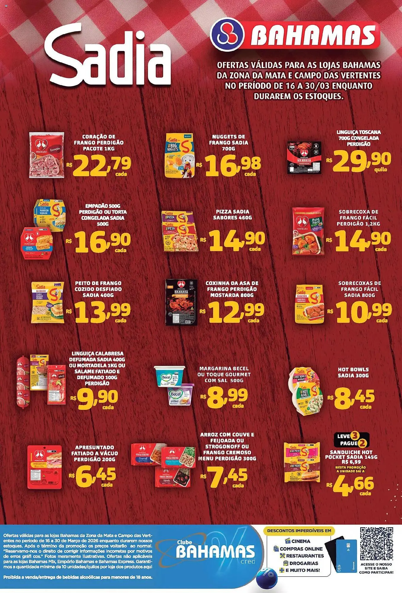 Encarte de Catálogo Bahamas Supermercados 16 de março até 30 de março 2026 - Pagina 1