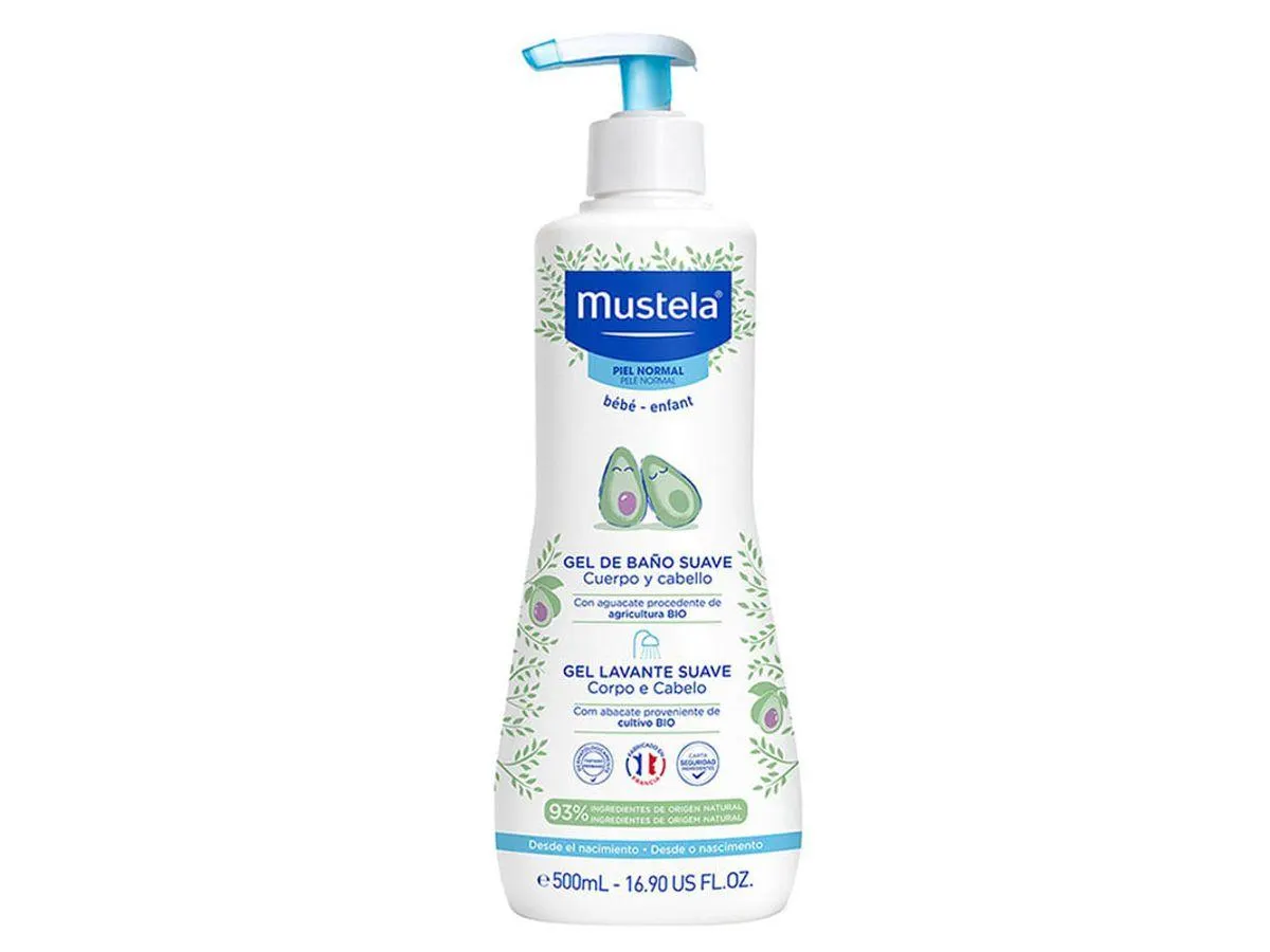 Gel Lavante Suave Mustela com Abacate Orgânico 500ml