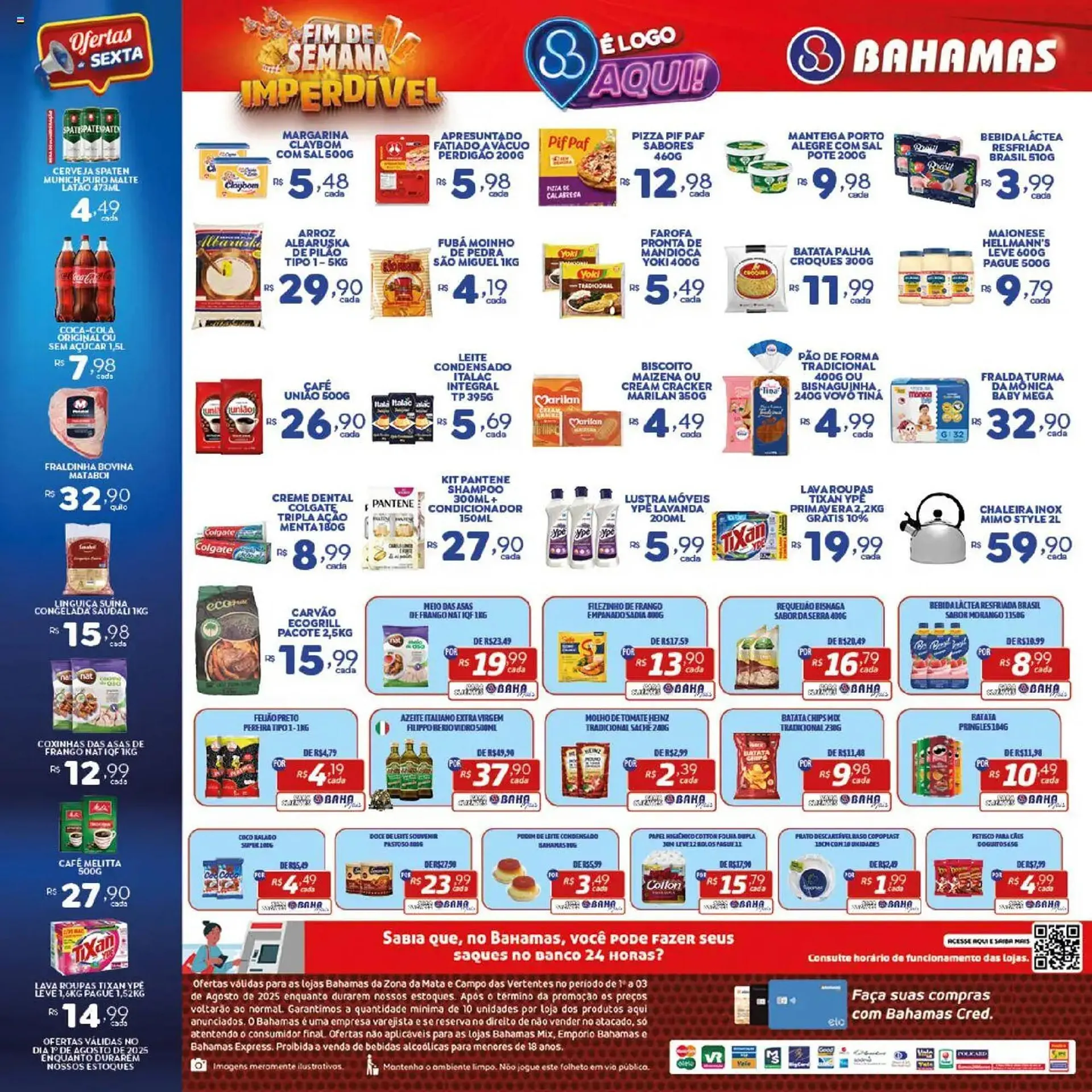 Encarte de Catálogo Bahamas Supermercados 2 de agosto até 4 de agosto 2025 - Pagina 2