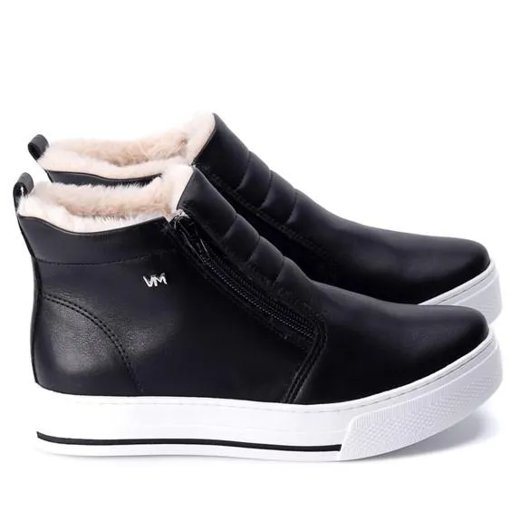 Tênis Cano Baixo Peluciada Feminino Via Marte 030-001