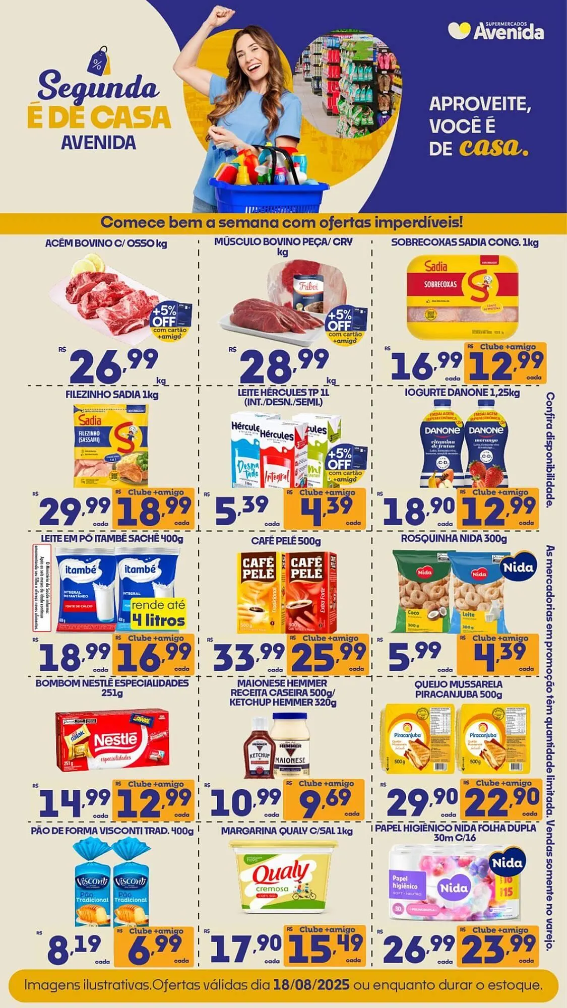 Encarte de Catálogo Supermercados Avenida 18 de agosto até 31 de agosto 2025 - Pagina 3