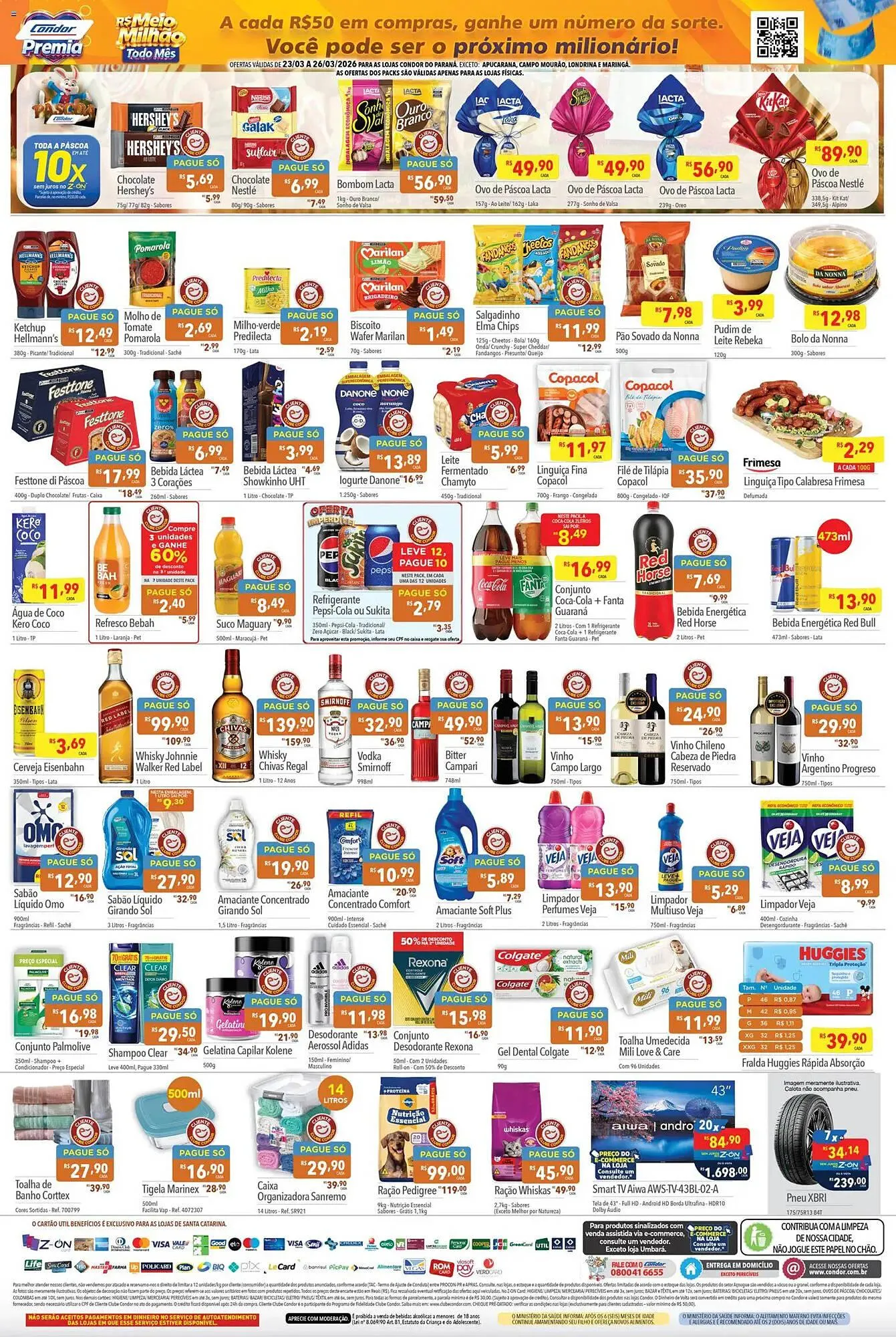 Encarte de Catálogo Supermercados Condor 23 de março até 26 de março 2026 - Pagina 2