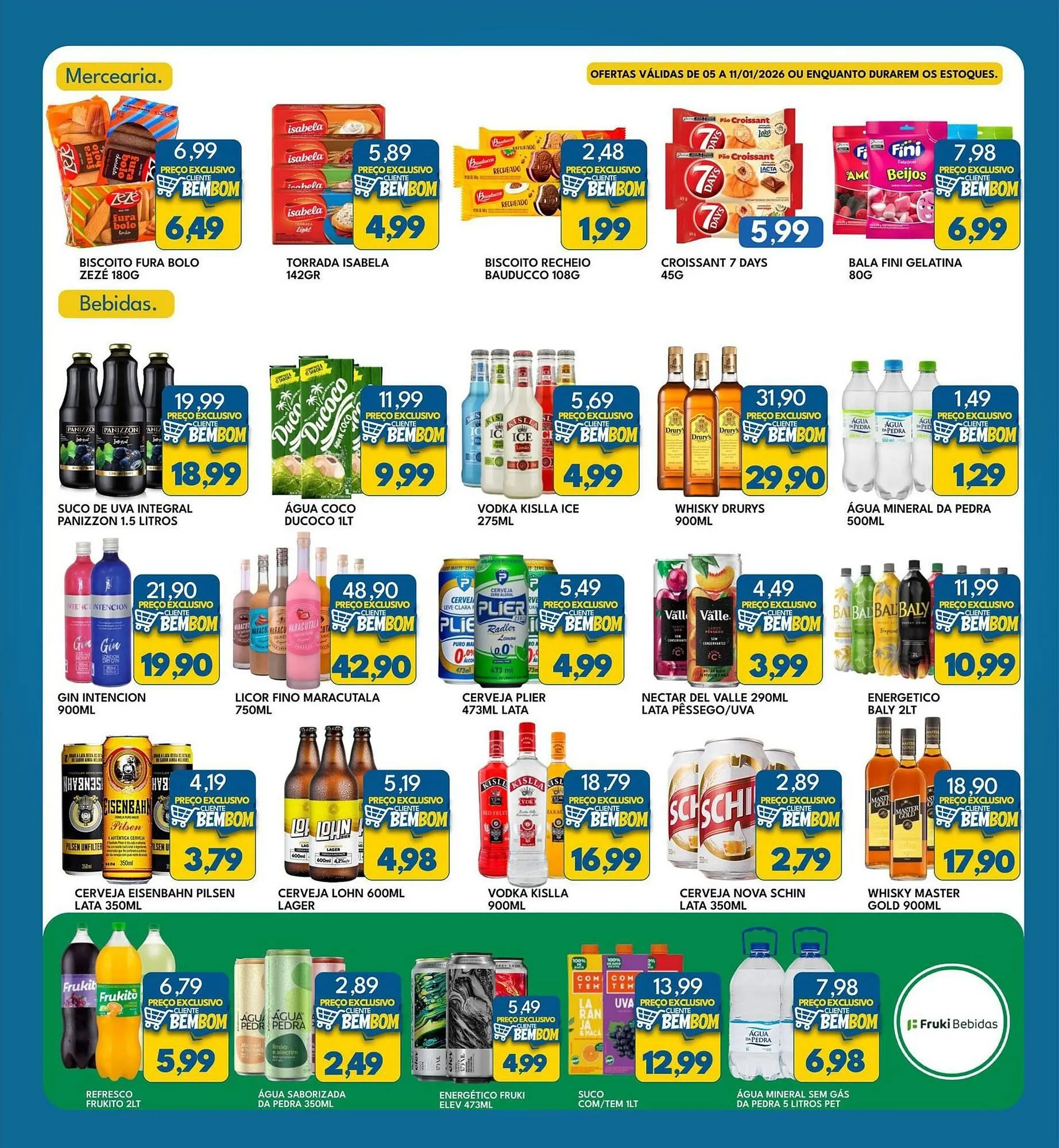 Encarte de Catálogo Rancho Bom Supermercados 7 de janeiro até 11 de janeiro 2026 - Pagina 3