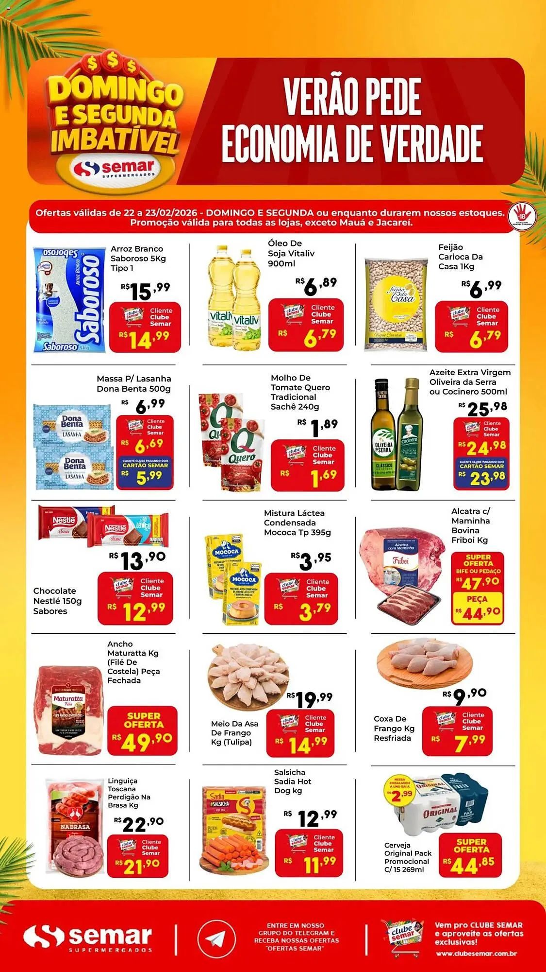 Encarte de Folheto Semar Supermercado 23 de fevereiro até 23 de fevereiro 2026 - Pagina 2