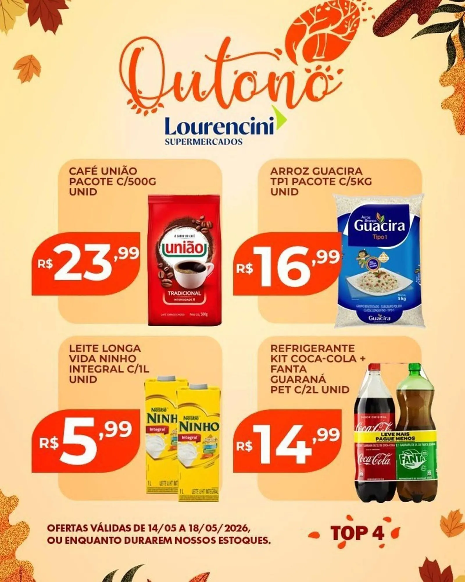 Encarte de Catálogo Lourencini Supermercados 14 de maio até 18 de maio 2026 - Pagina 2