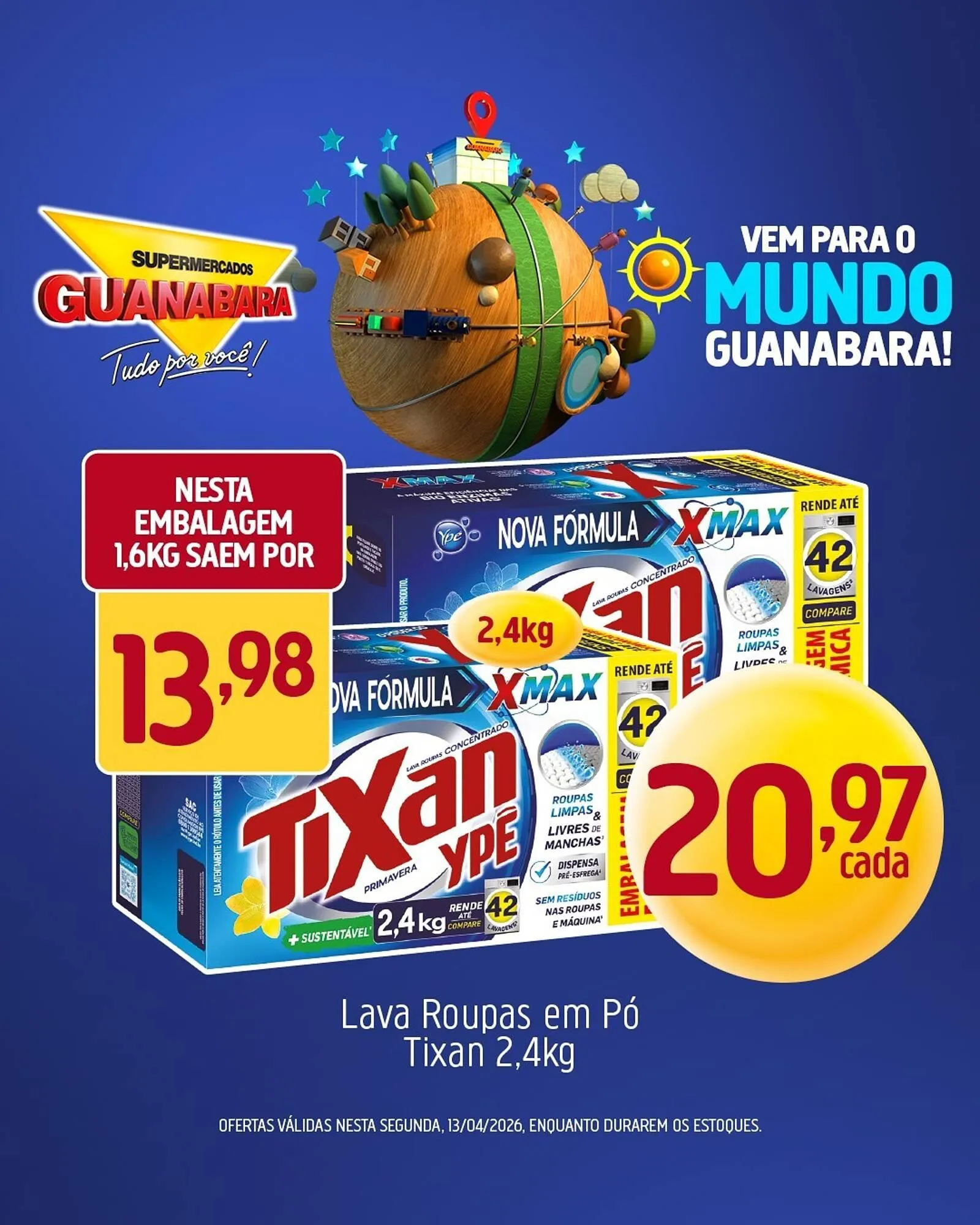 Encarte de Encarte Supermercados Guanabara 13 de abril até 13 de abril 2026 - Pagina 4