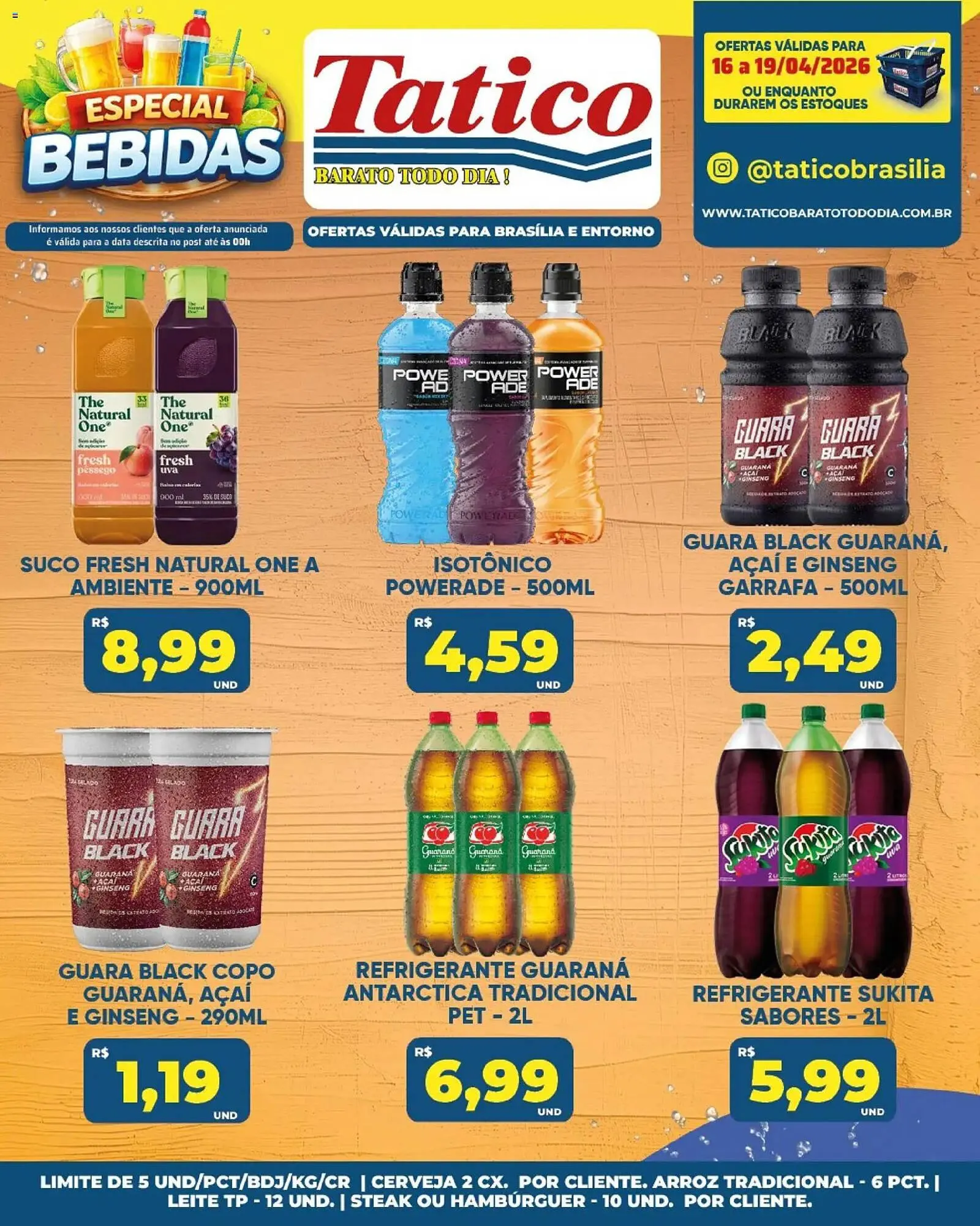 Encarte de Tabloide Tatico 16 de abril até 19 de abril 2026 - Pagina 1