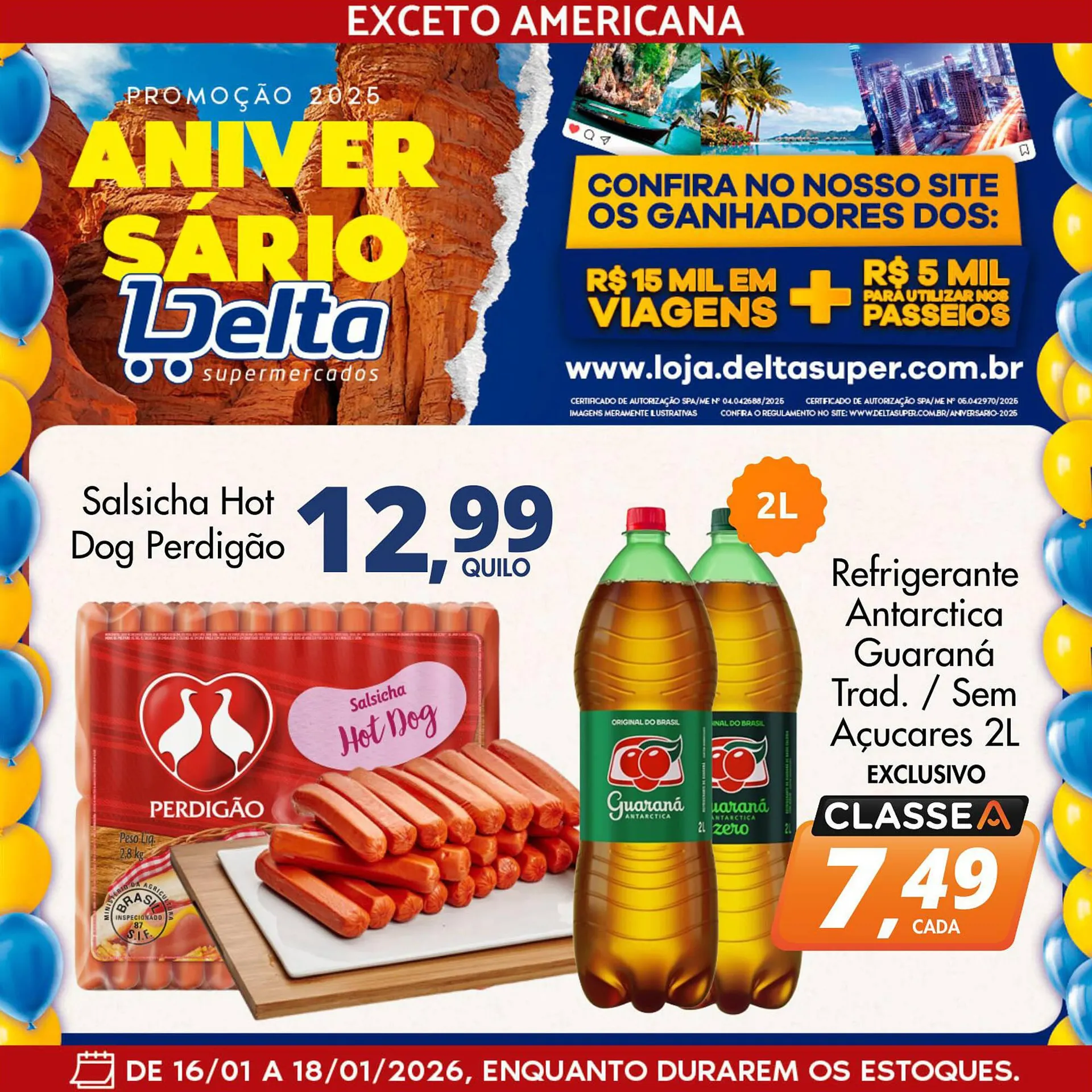 Encarte de Catálogo Delta Supermercados 16 de janeiro até 18 de janeiro 2026 - Pagina 3
