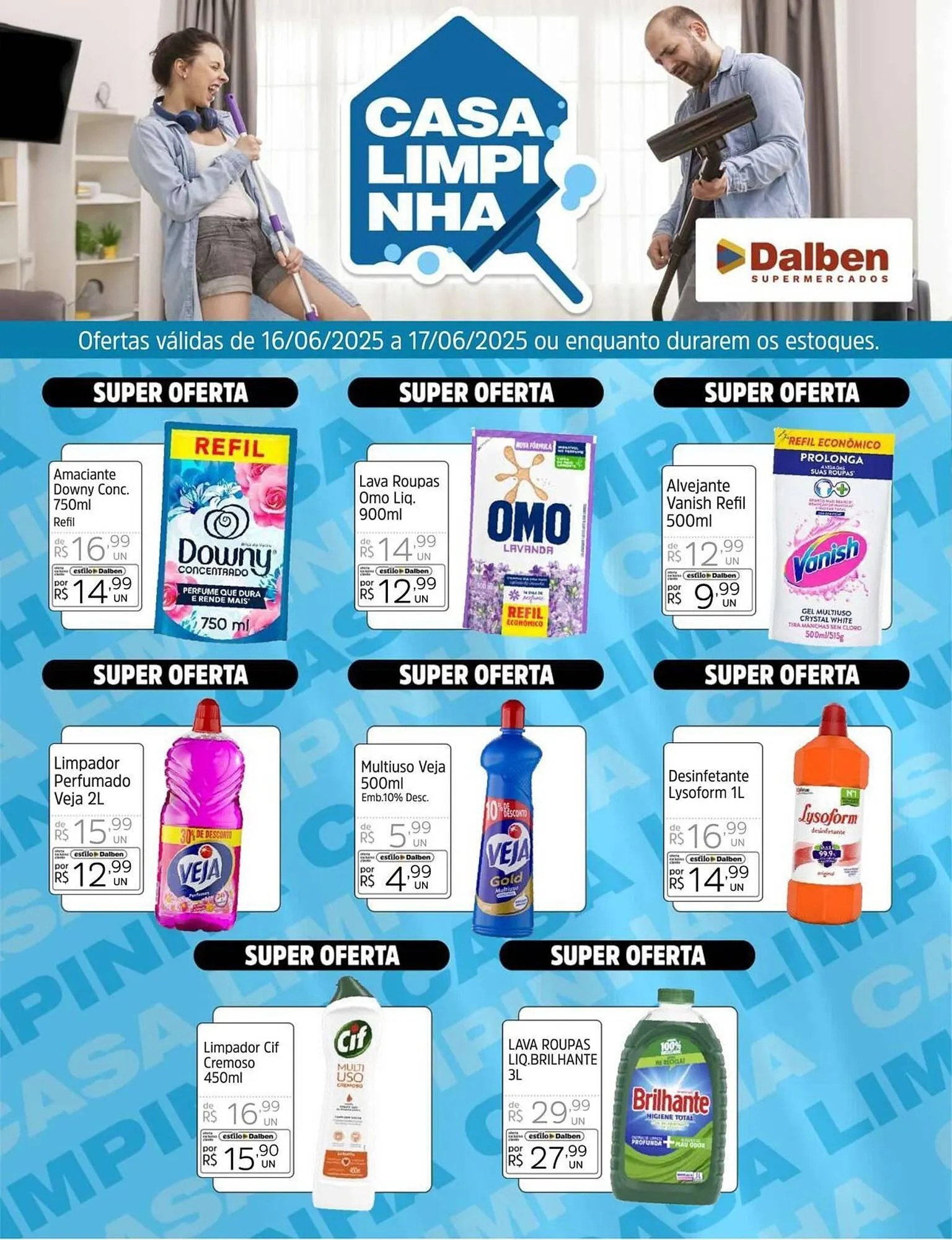 Encarte de Catálogo Supermercado Dalben 16 de junho até 17 de junho 2025 - Pagina 1