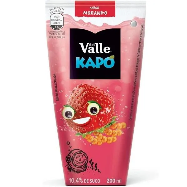 Suco de Morango 200ml 1 UN Kapo