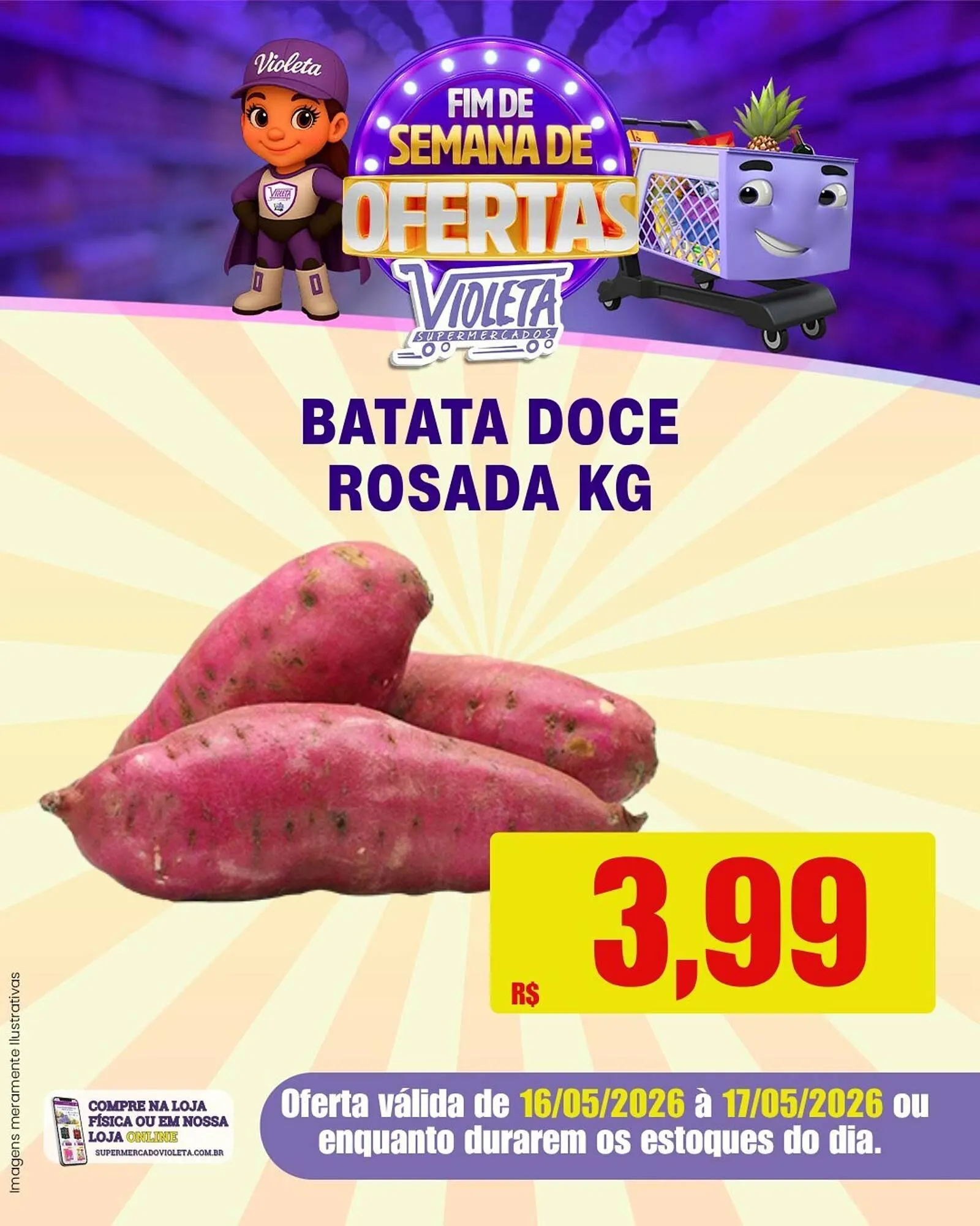 Encarte de Catálogo Violeta Supermercados 16 de maio até 17 de maio 2026 - Pagina 8