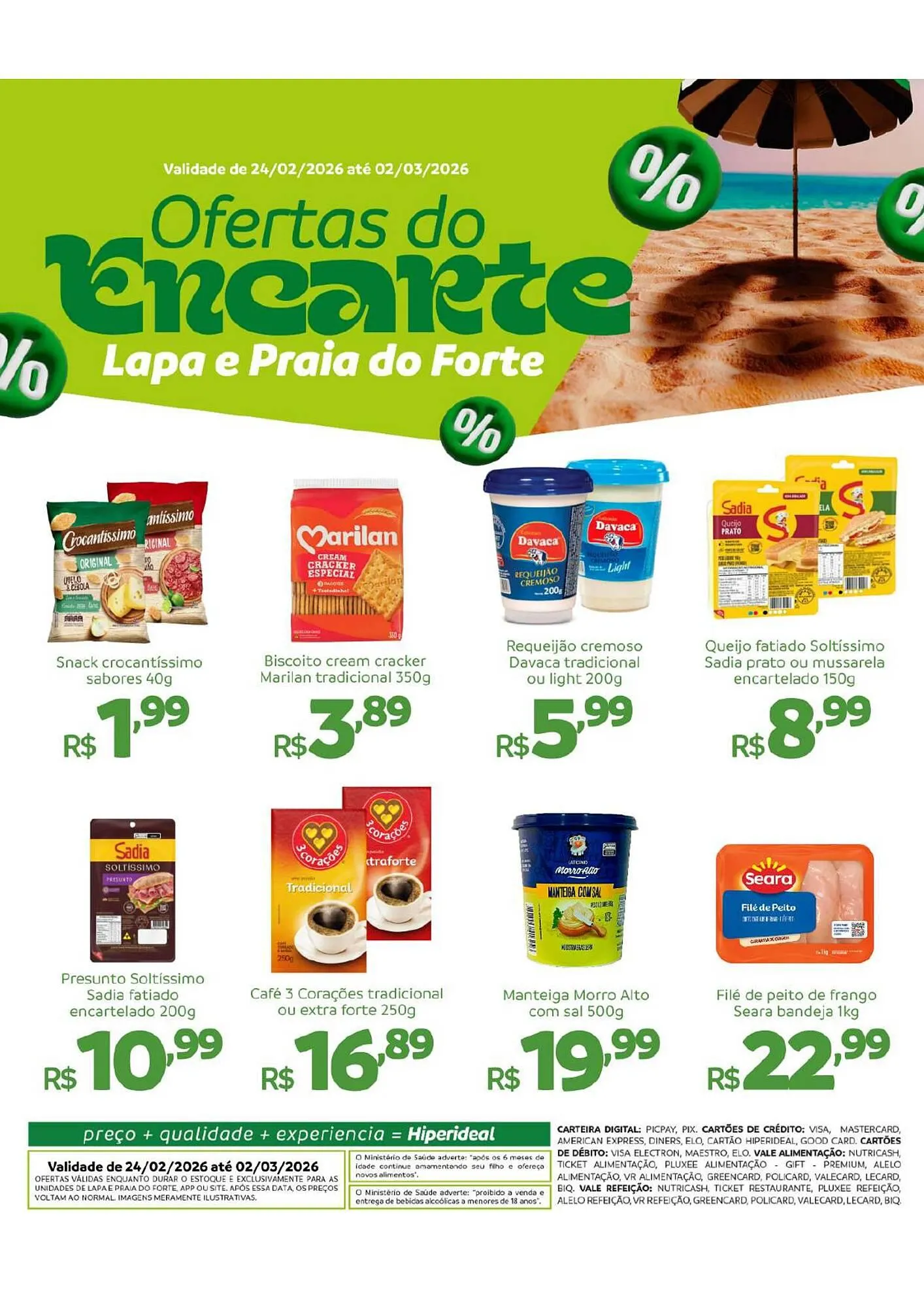 Encarte de Catálogo Hiperideal Supermercados 23 de fevereiro até 2 de março 2026 - Pagina 2
